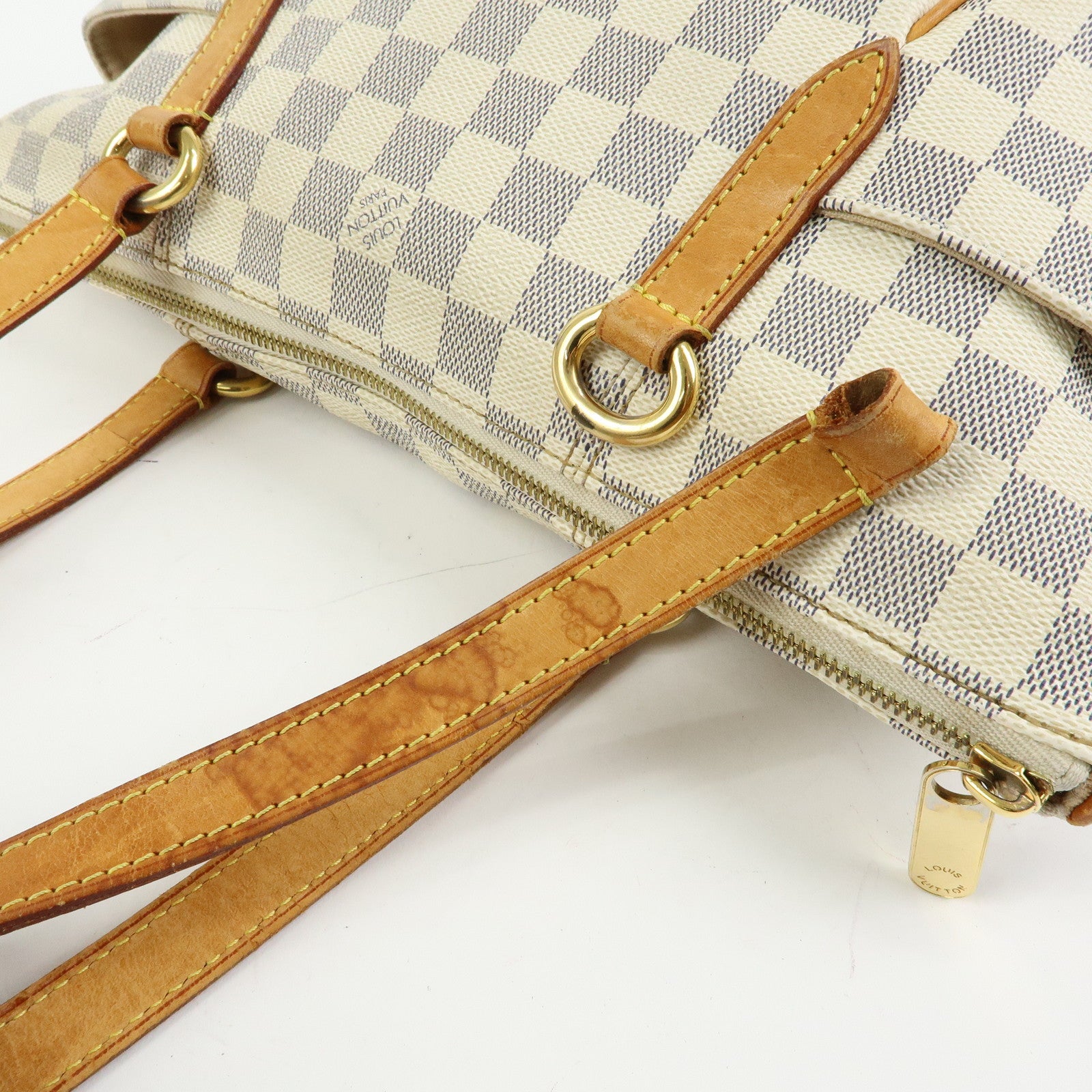 Louis Vuitton Damier Azur Totally PM Tote Bag Hand Bag N41280