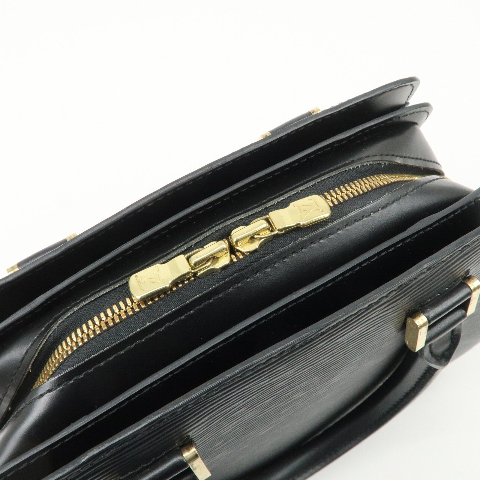 Louis Vuitton Epi Pont Neuf Hand Bag Black Noir M52052
