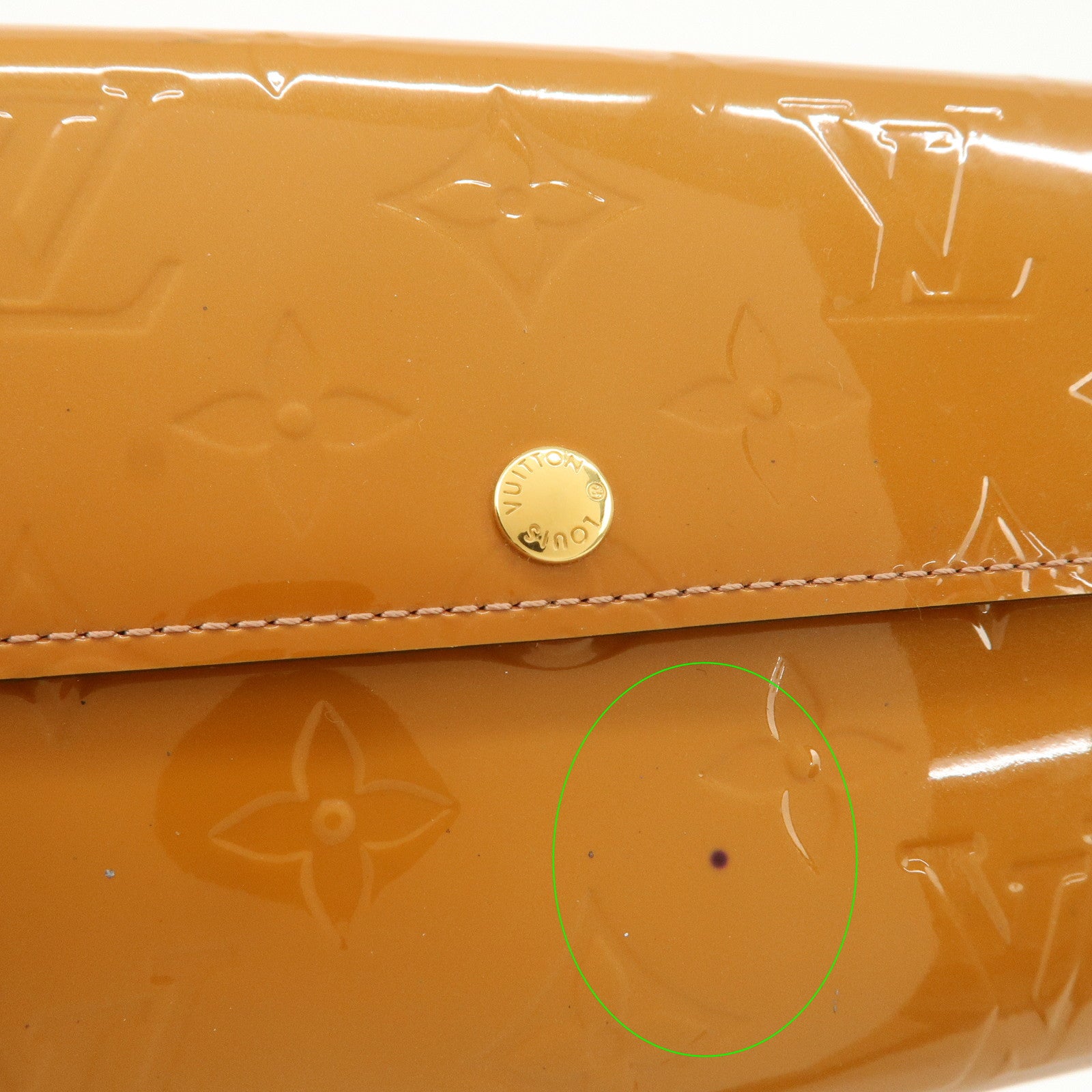 Louis Vuitton Monogram Vernis Set of Long Wallet M91767 M91984 Used