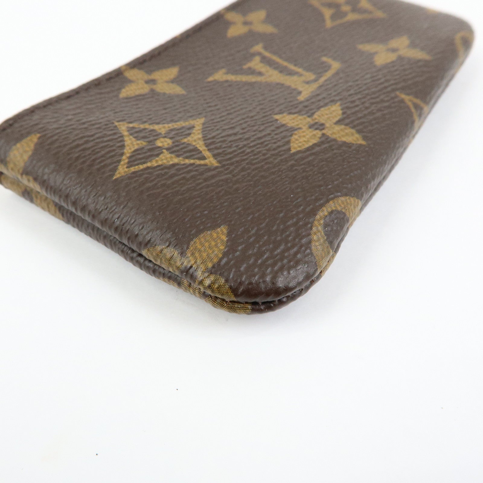 Louis Vuitton Monogram Pochette Cles Coin Case Key Case M62650