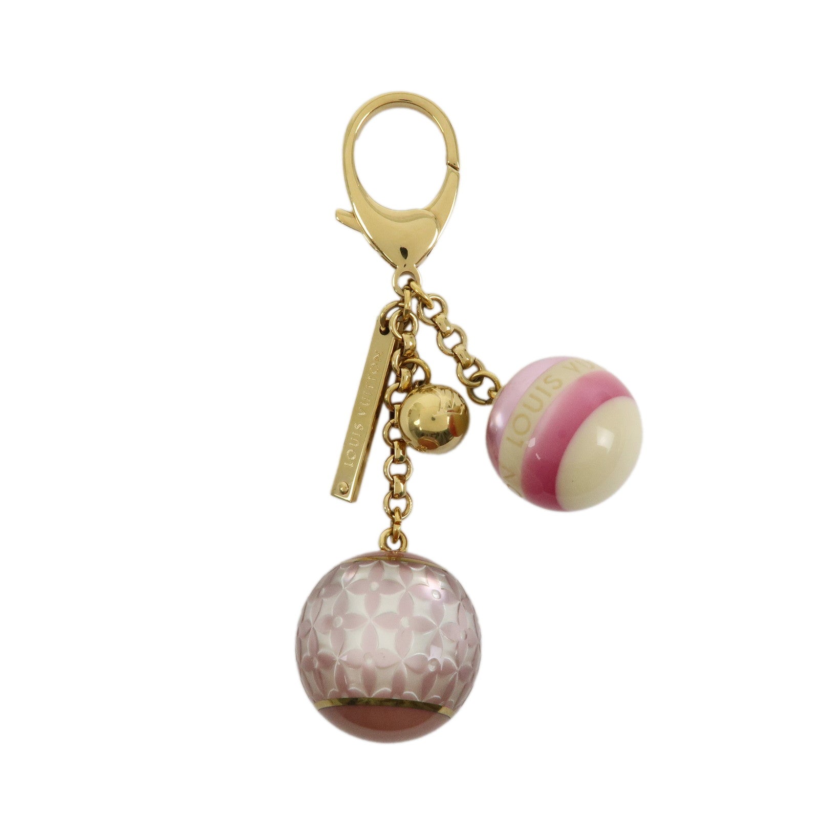 Louis Vuitton Bijou Sac Mini Lin Metal Bag Charm Key Charm M65643