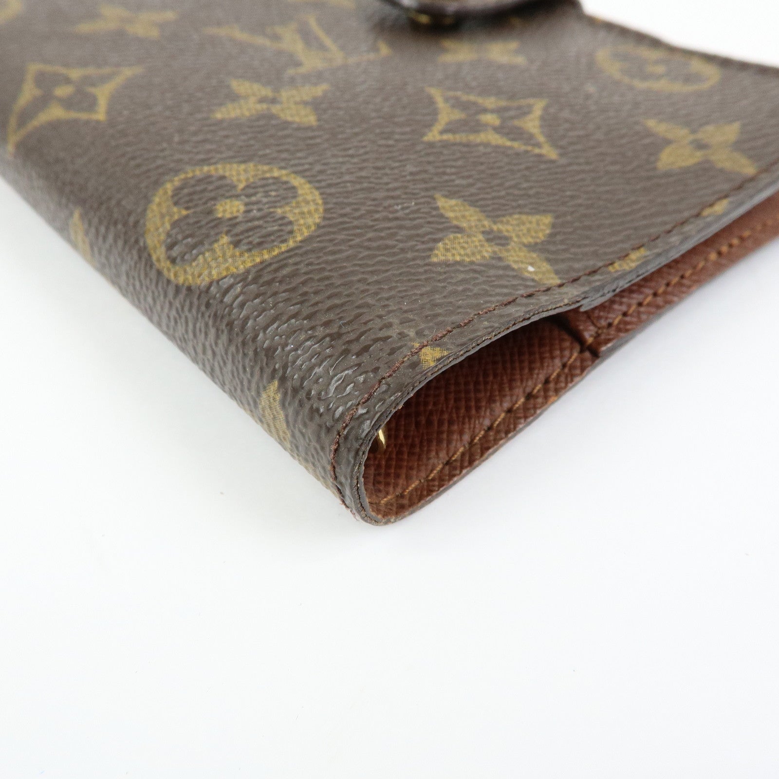 Louis Vuitton Monogram Agenda PM Planner Cover Brown R20005