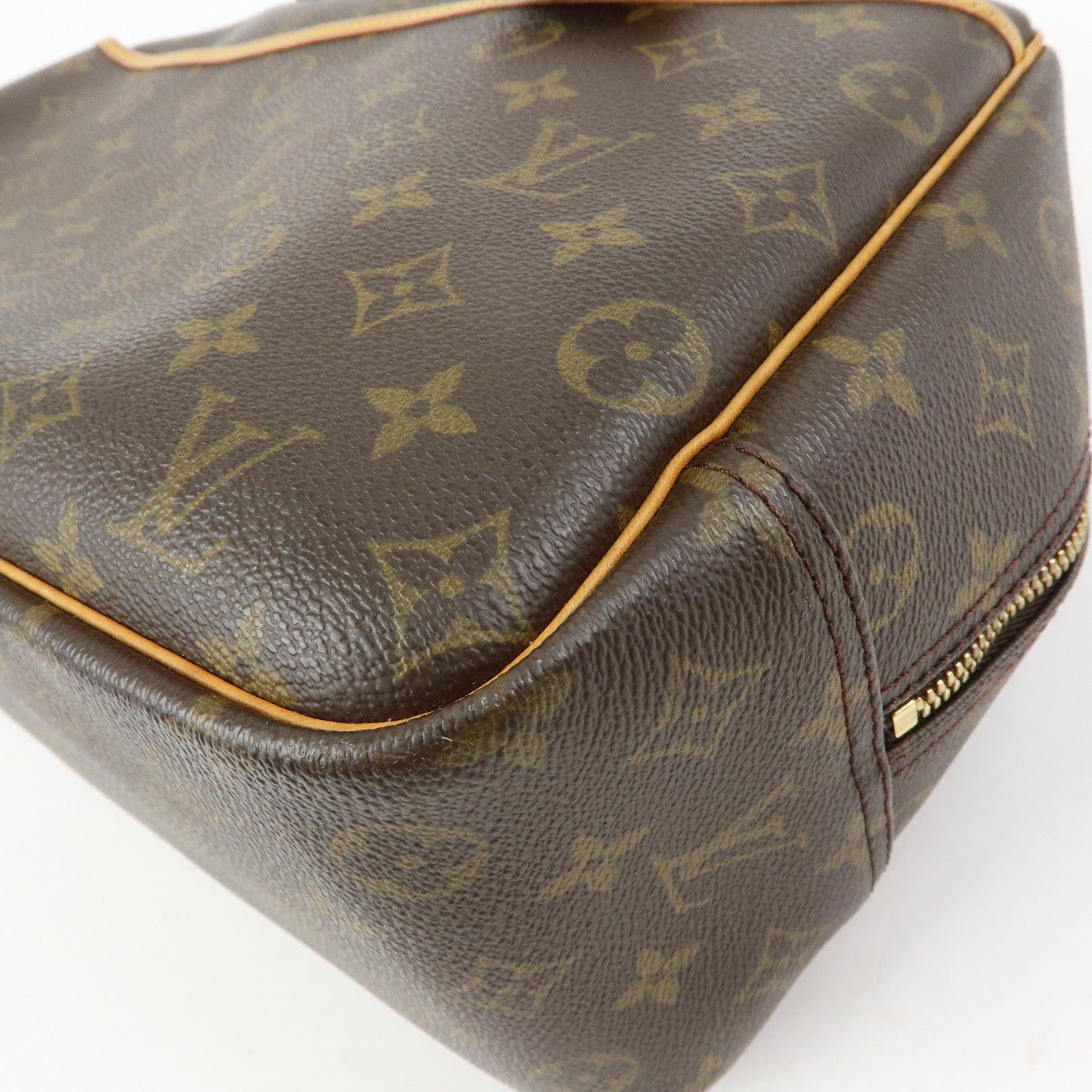 Louis Vuitton Monogram Canvas Deauville Hand Bag Brown M47270
