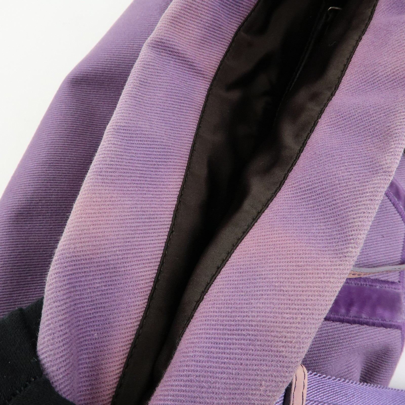 SAINT LAURENT PARIS Kahala Cassandra Canvas Tote Bag Purple 121631
