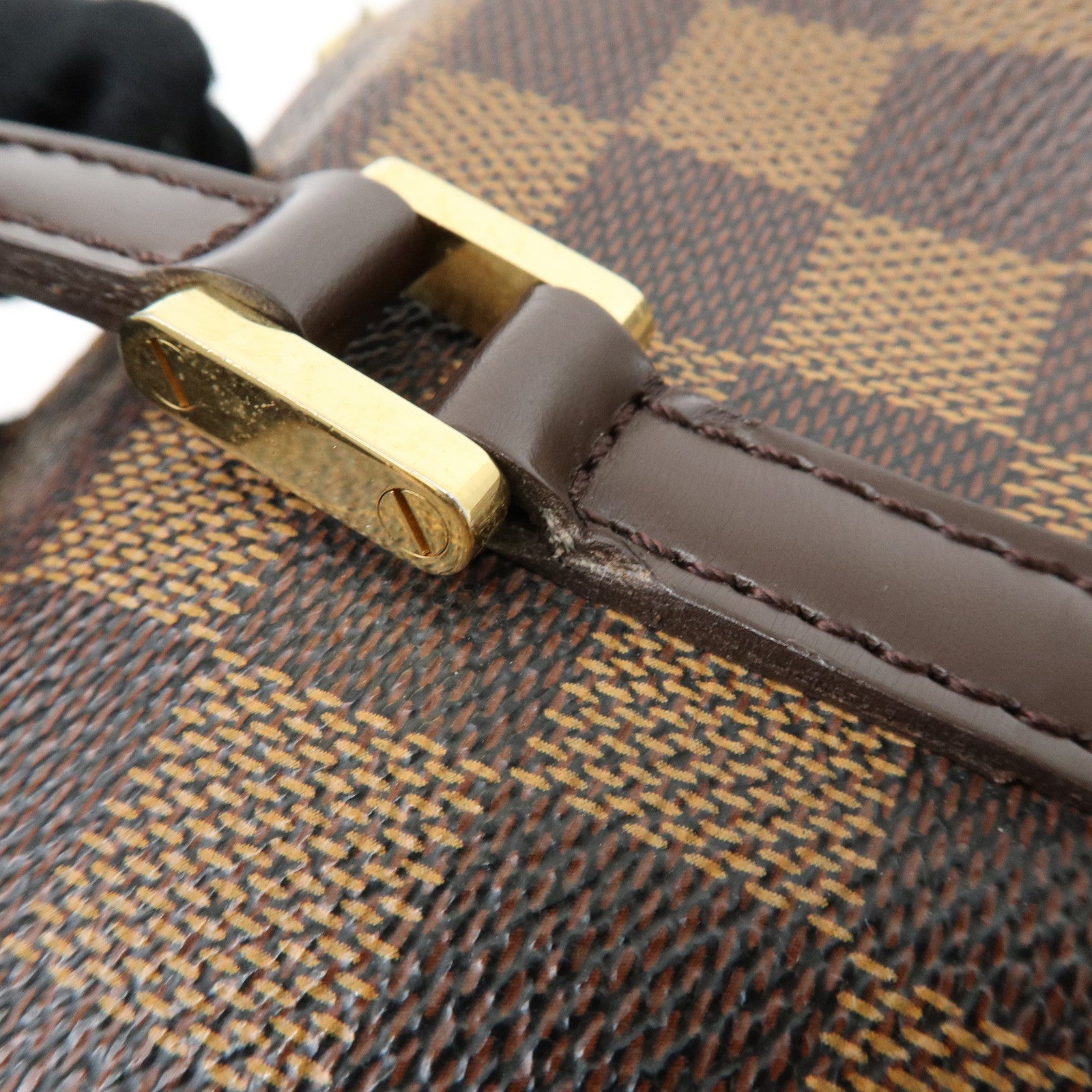 Louis Vuitton Damier Ebene Papillon 30 Hand Bag Brown N51303