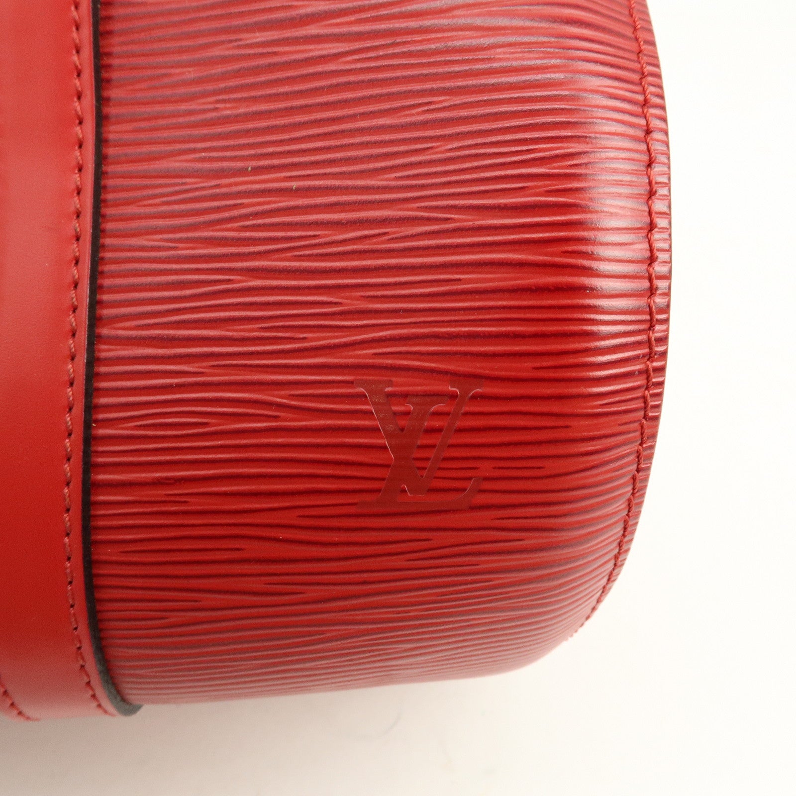 Louis Vuitton Epi Soufflot Hand Bag Castillian Red M52227