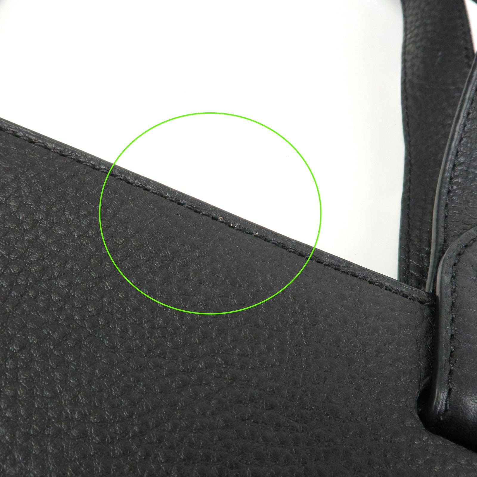 BURBERRY Logo Leather Canvas Tote Bag Black Grey