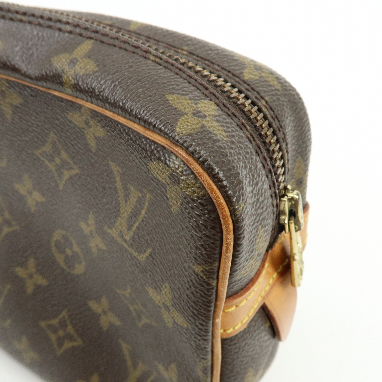Louis Vuitton Monogram Compiegne 28 Pouch Clutch Bag Brown M51845