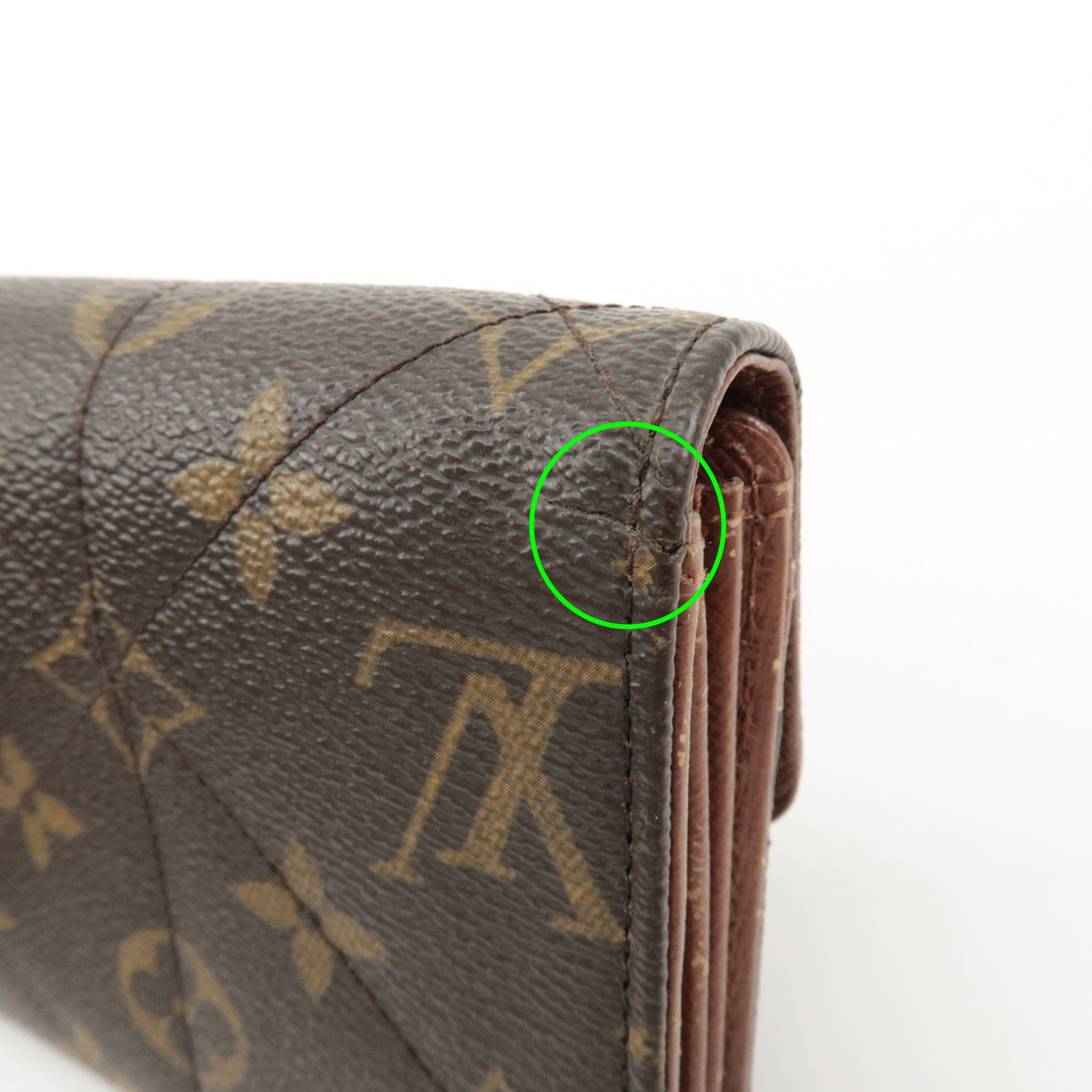 Louis Vuitton Monogram Portefeuille Sarah Etoile Long Wallet M66556 Used