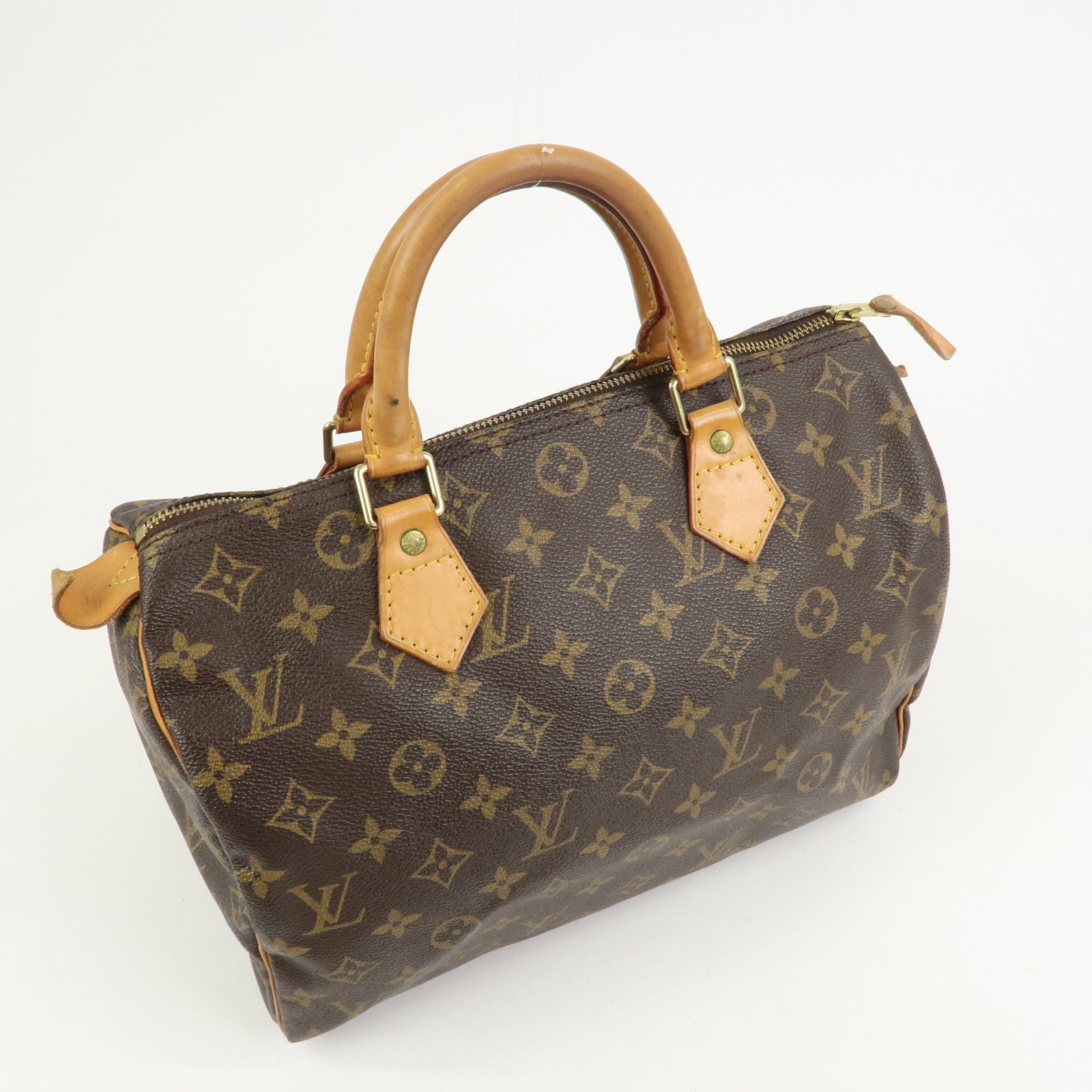 Louis Vuitton Monogram Speedy 30 Boston Bag Hand Bag Brown M41526
