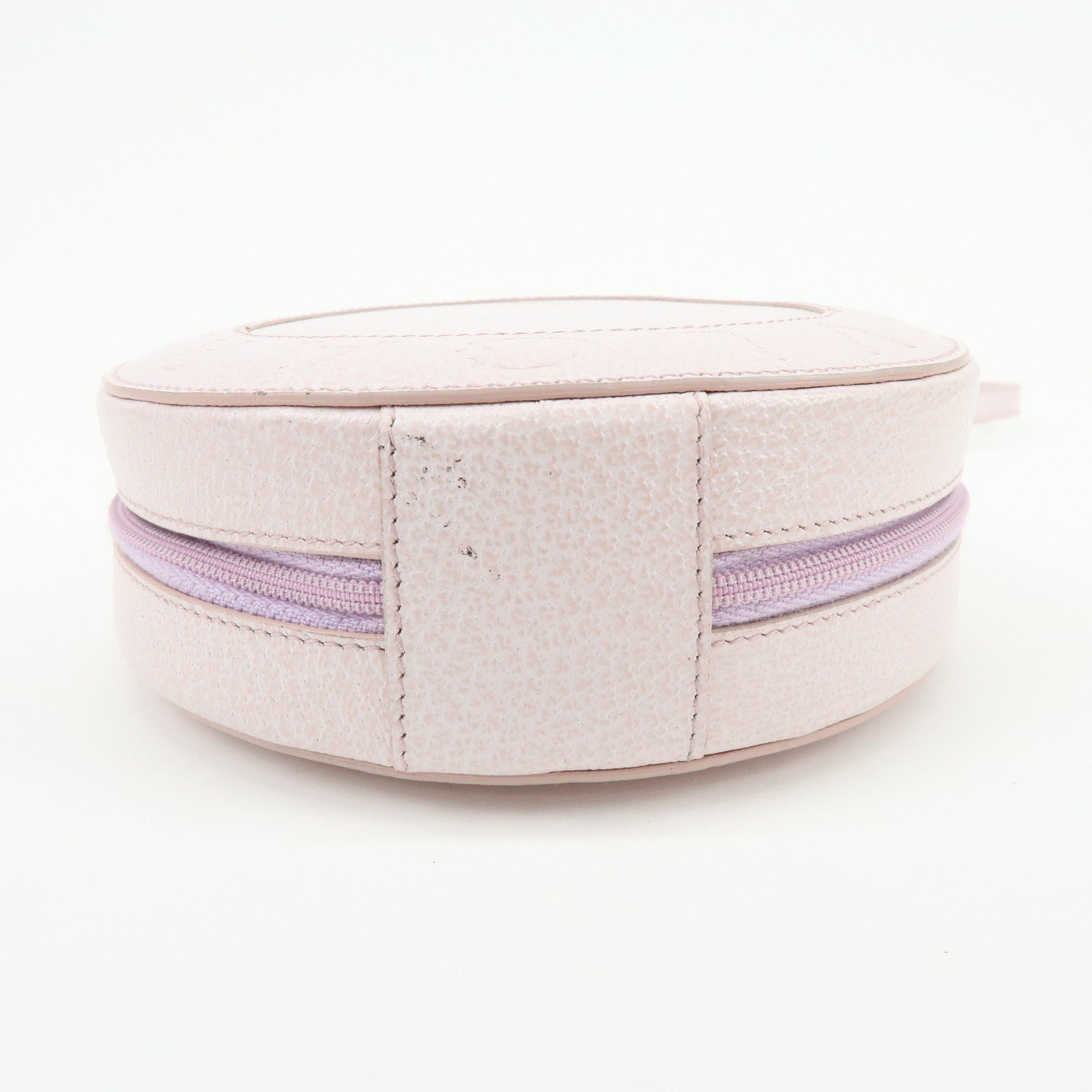 BVLGARI B-Zero1 Yo-Yo Leather Shoulder Bag Crossbody Bag Light Pink