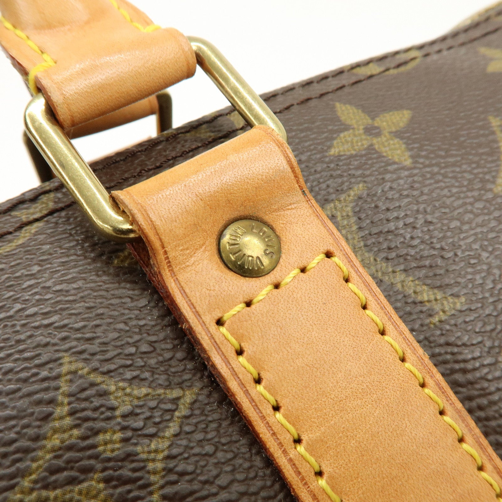 Louis Vuitton Monogram Keep All Bandouliere 55 Boston Bag M41414