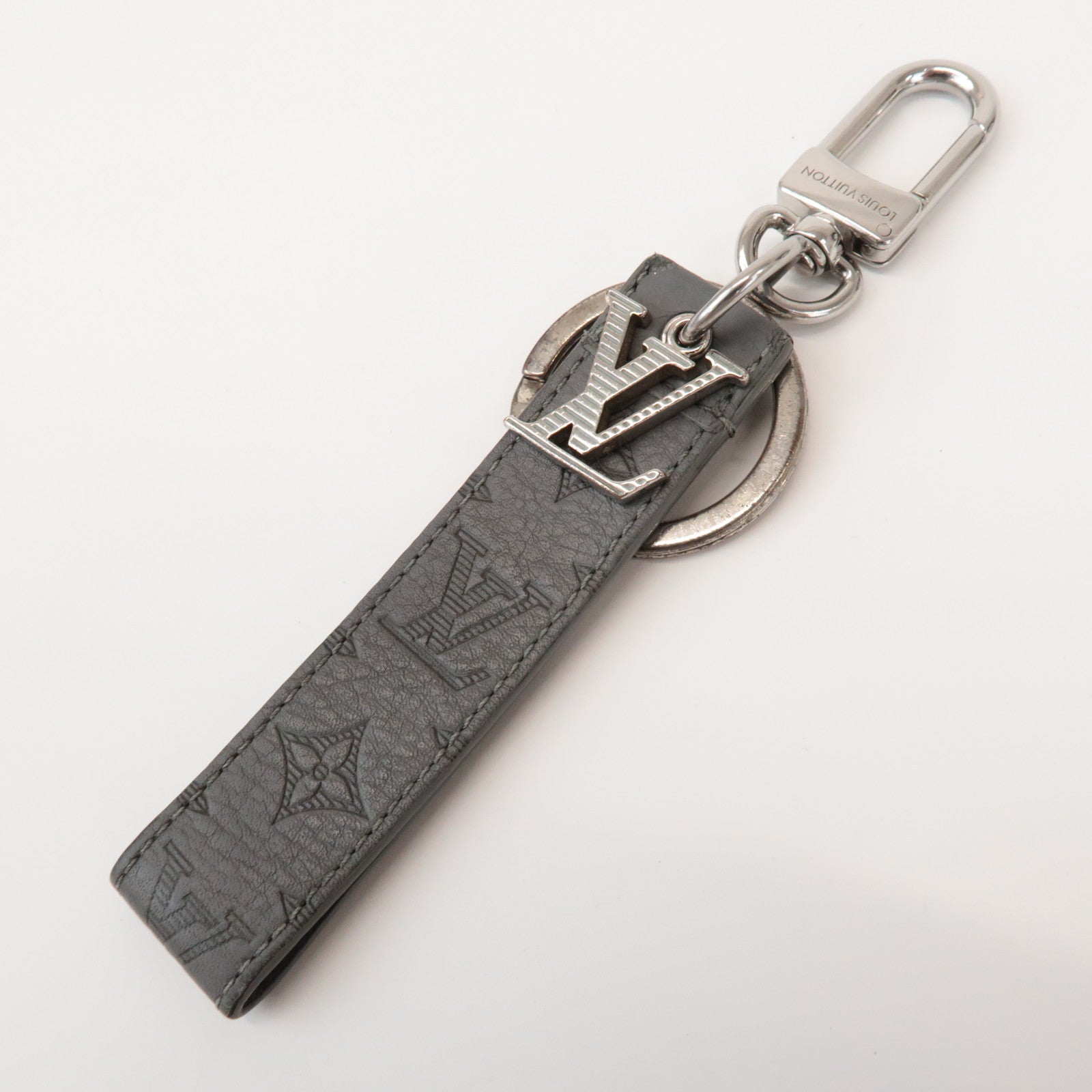 Louis Vuitton Monogram Shadow Dragonne Key Charm Key Holder M82373