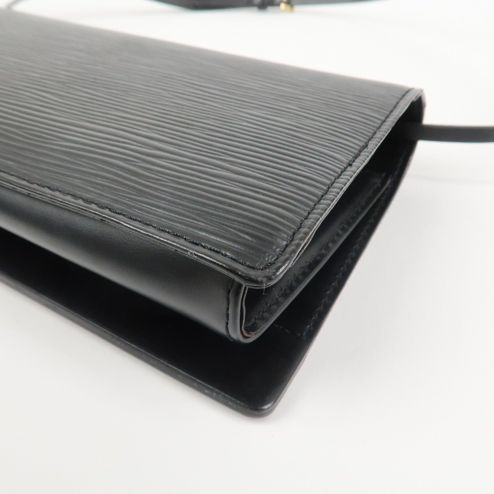 Louis Vuitton Epi Honfleur Shoulder Bag Hand Bag Noir Black M52732