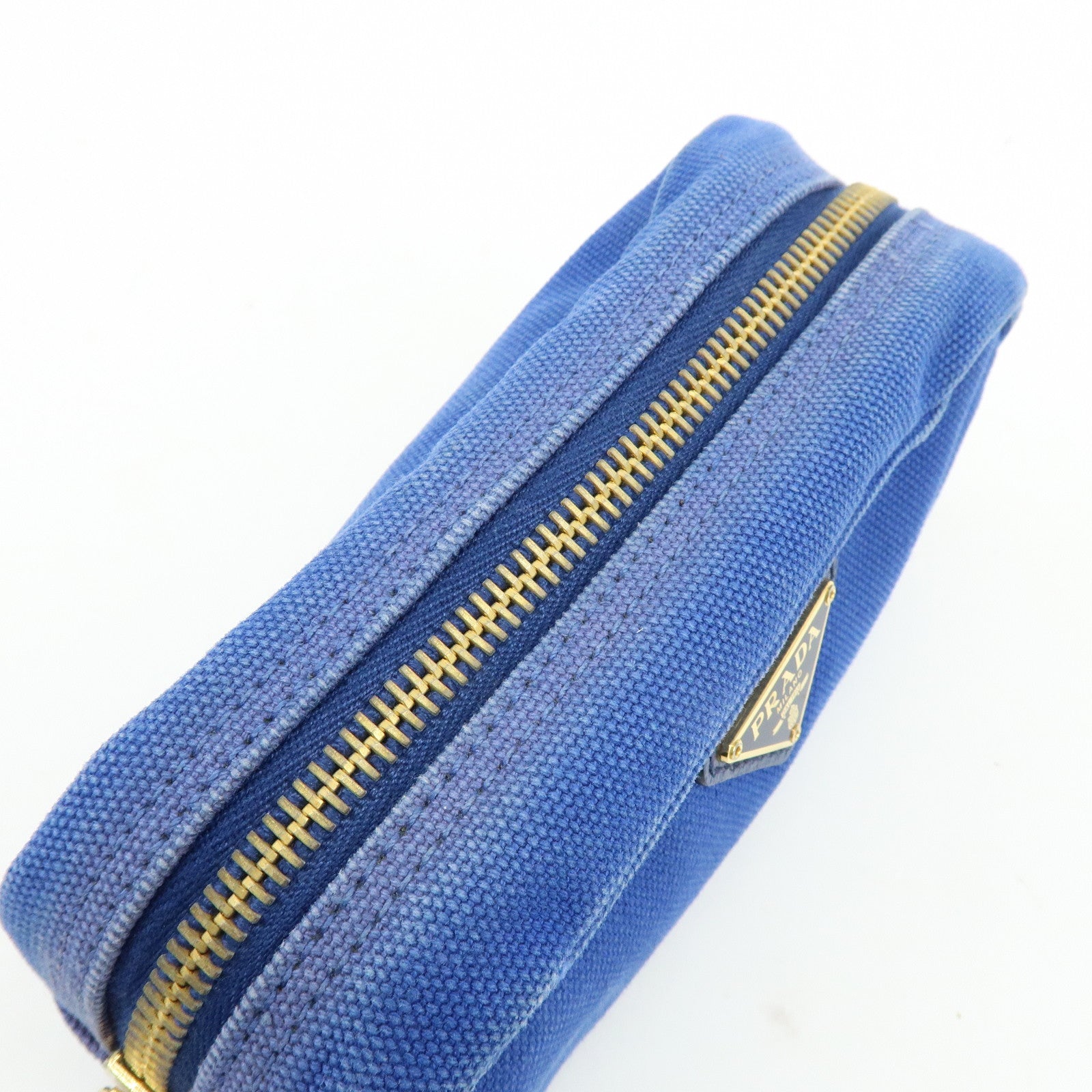 GUCCI PRADA MIUMIU Set of 3 Canvas Leather Pouch 29596/5N1681