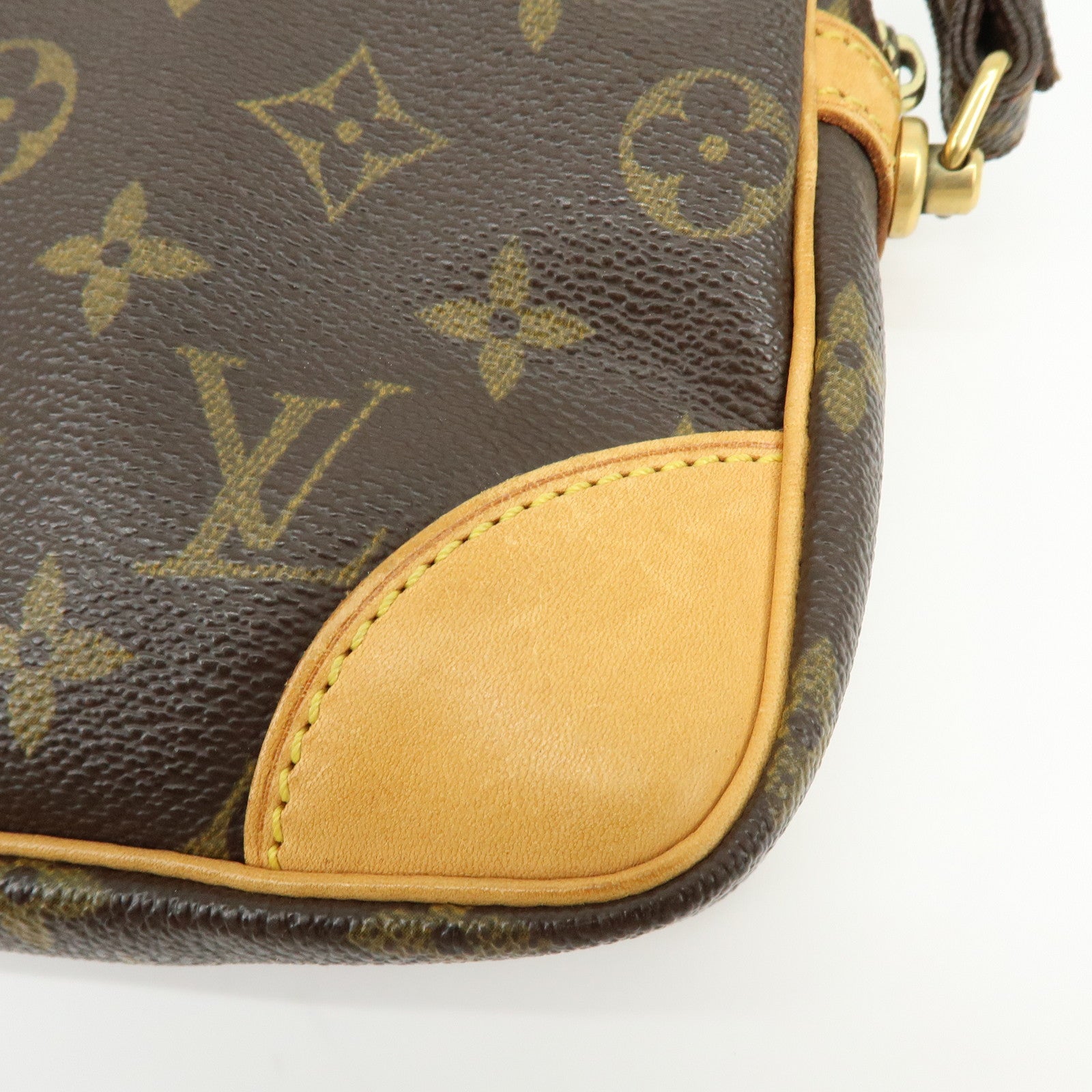 Louis Vuitton Monogram Marly Dragonne GM Clutch Bag Brown M51825