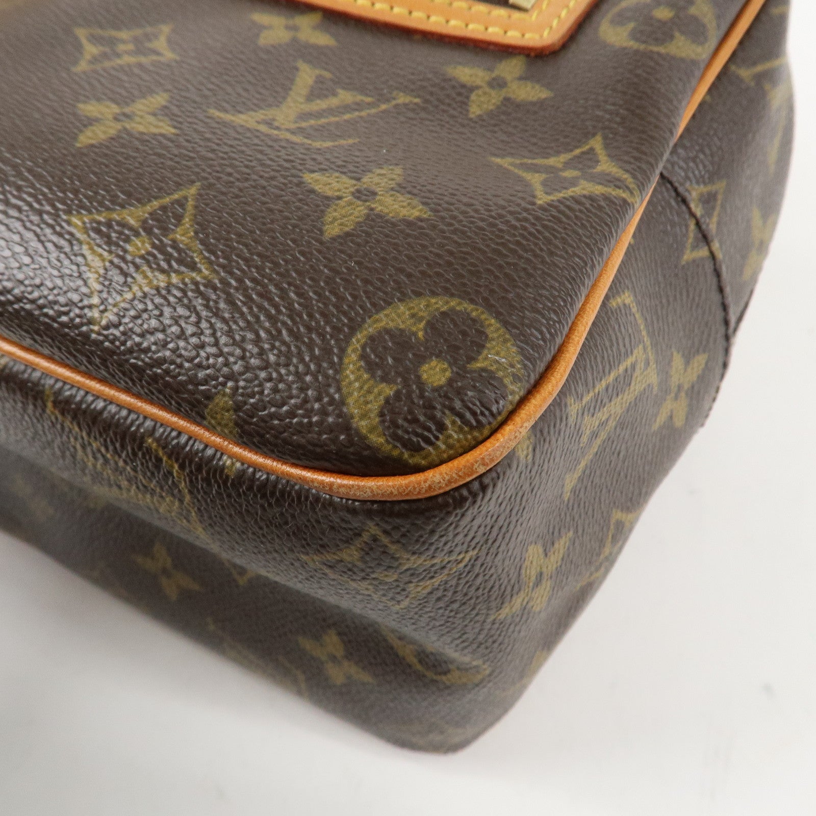 Louis Vuitton Monogram Cite MM Shoulder Bag Hand Bag M51182 Used