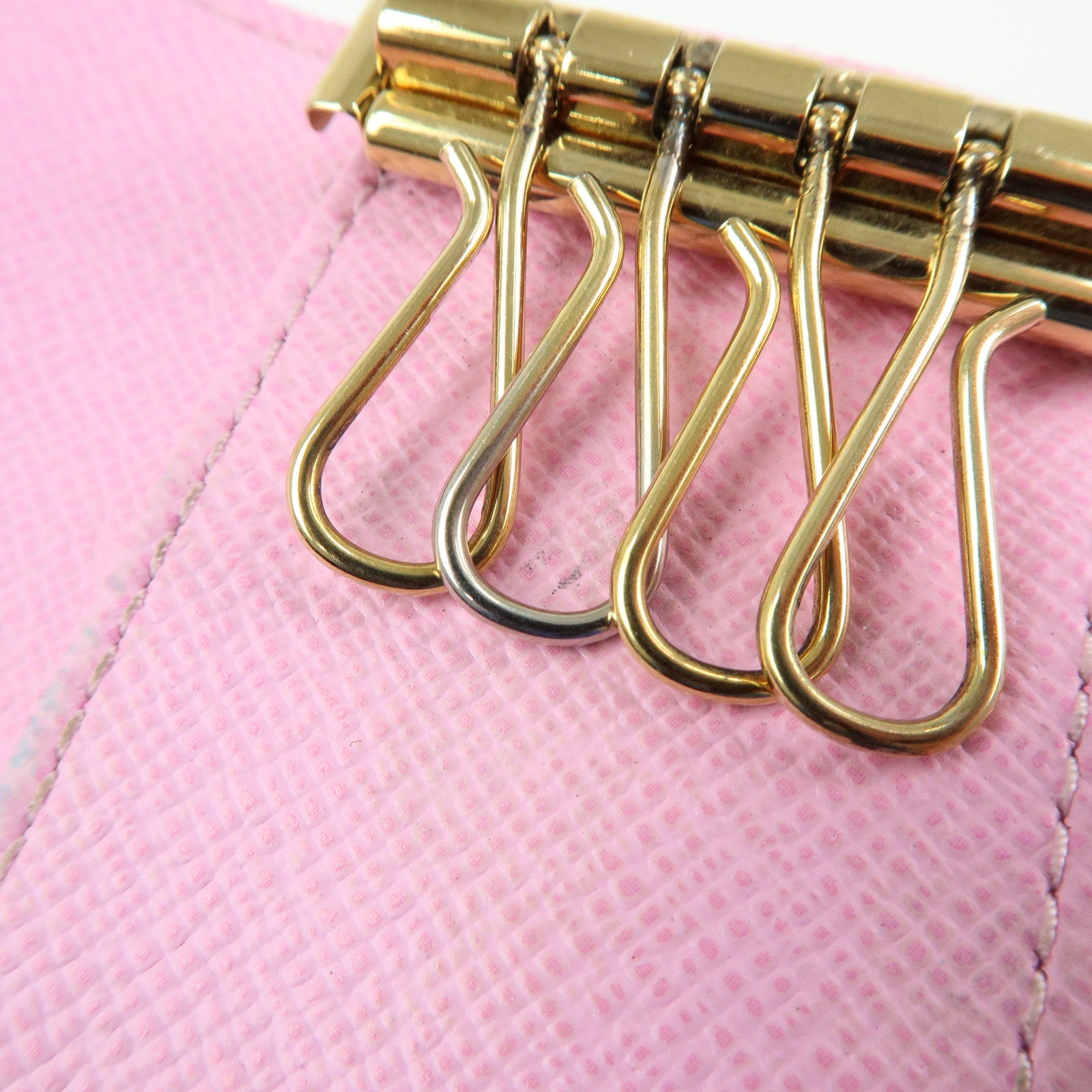 Louis Vuitton Monogram Multicolor Multiclés 4 Key Case Blanc M60043
