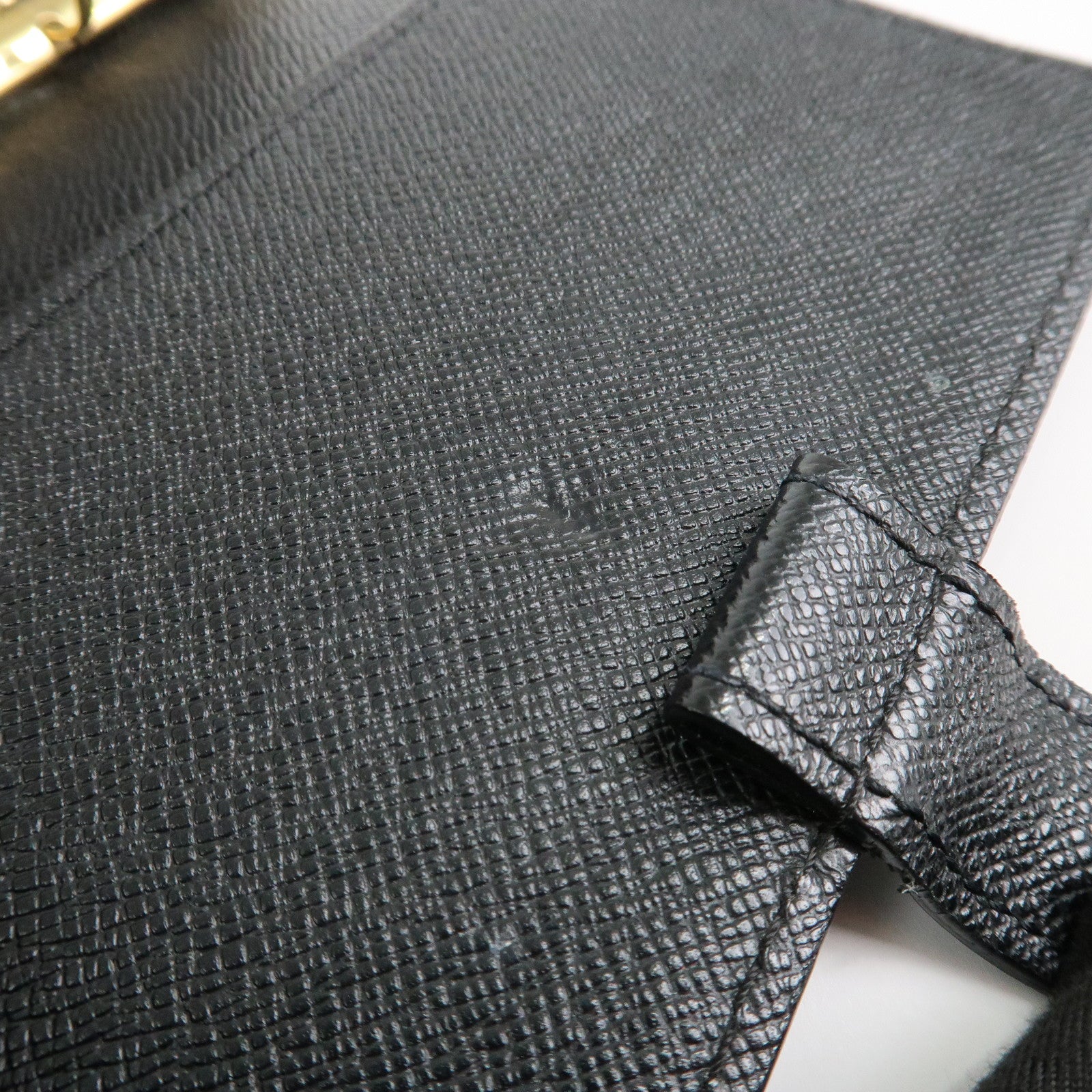 Louis Vuitton Epi Agenda PM Planner Cover Noir R20052