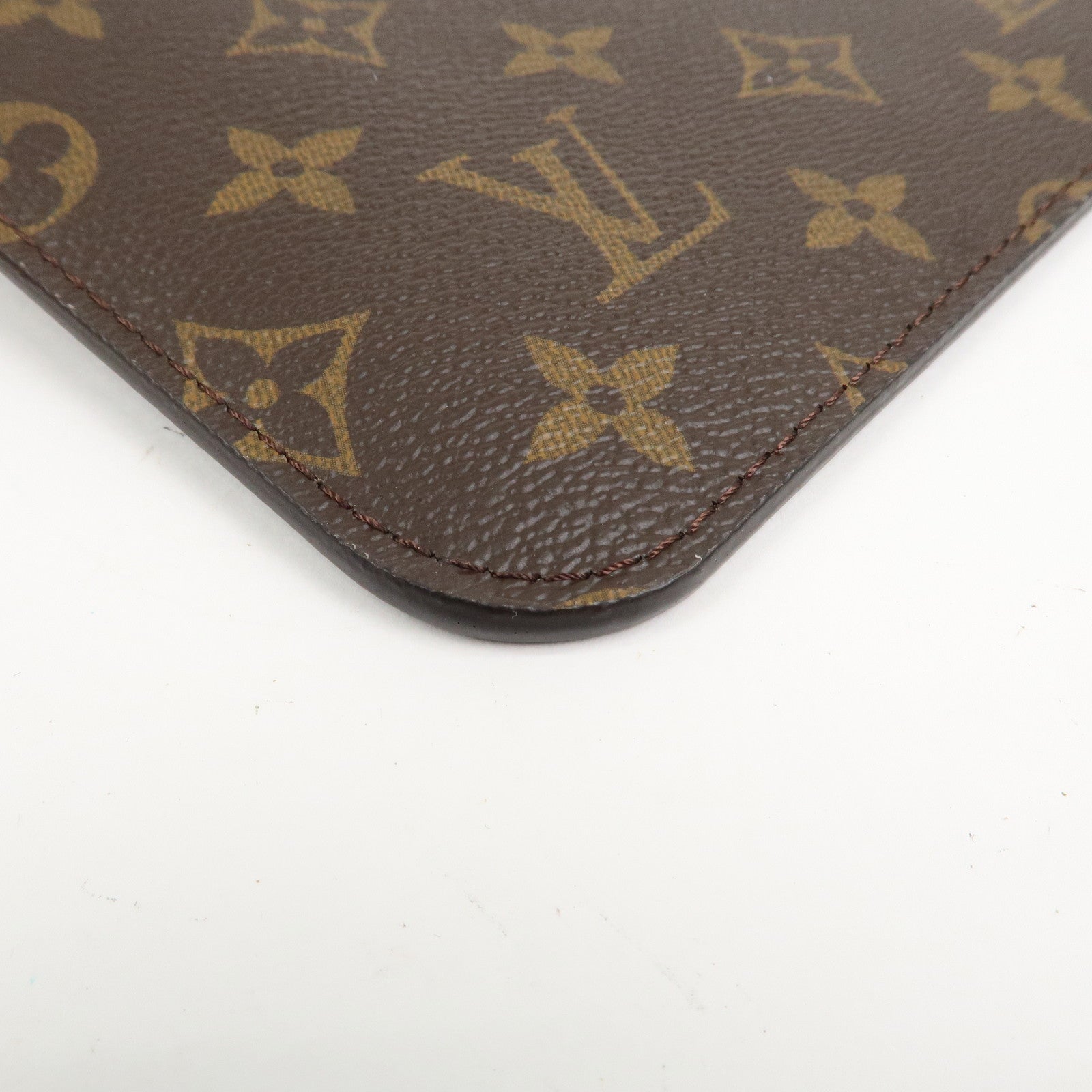 Louis Vuitton Monogram Canvas Neverfull GM Pouch Brown