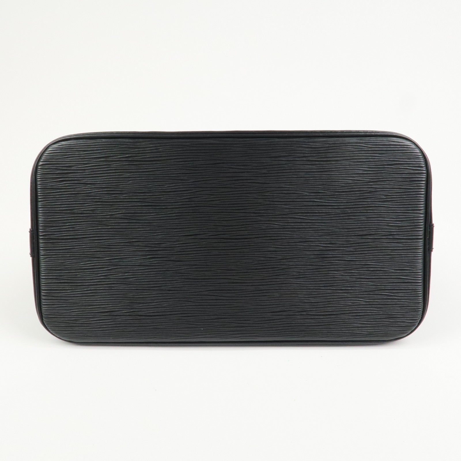 Louis Vuitton Epi Leather Alma MM Hand Bag Noir Black M52142