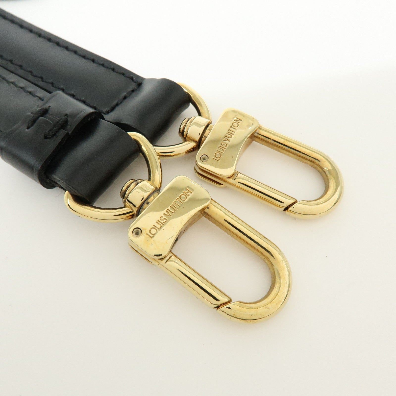 Louis Vuitton Adjustable Leather Shoulder Strap For Epi Bags Noir