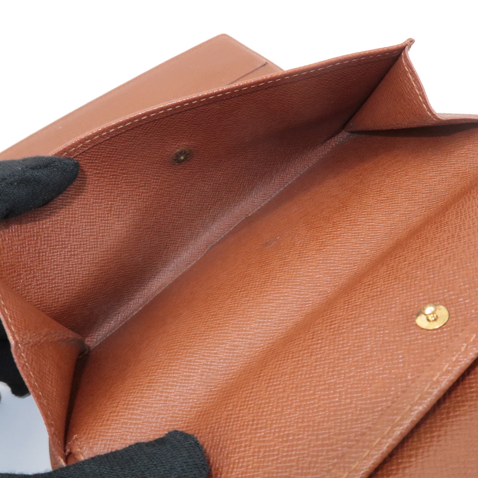 Louis Vuitton Monogram Porte Tresor International Wallet M61215 Used
