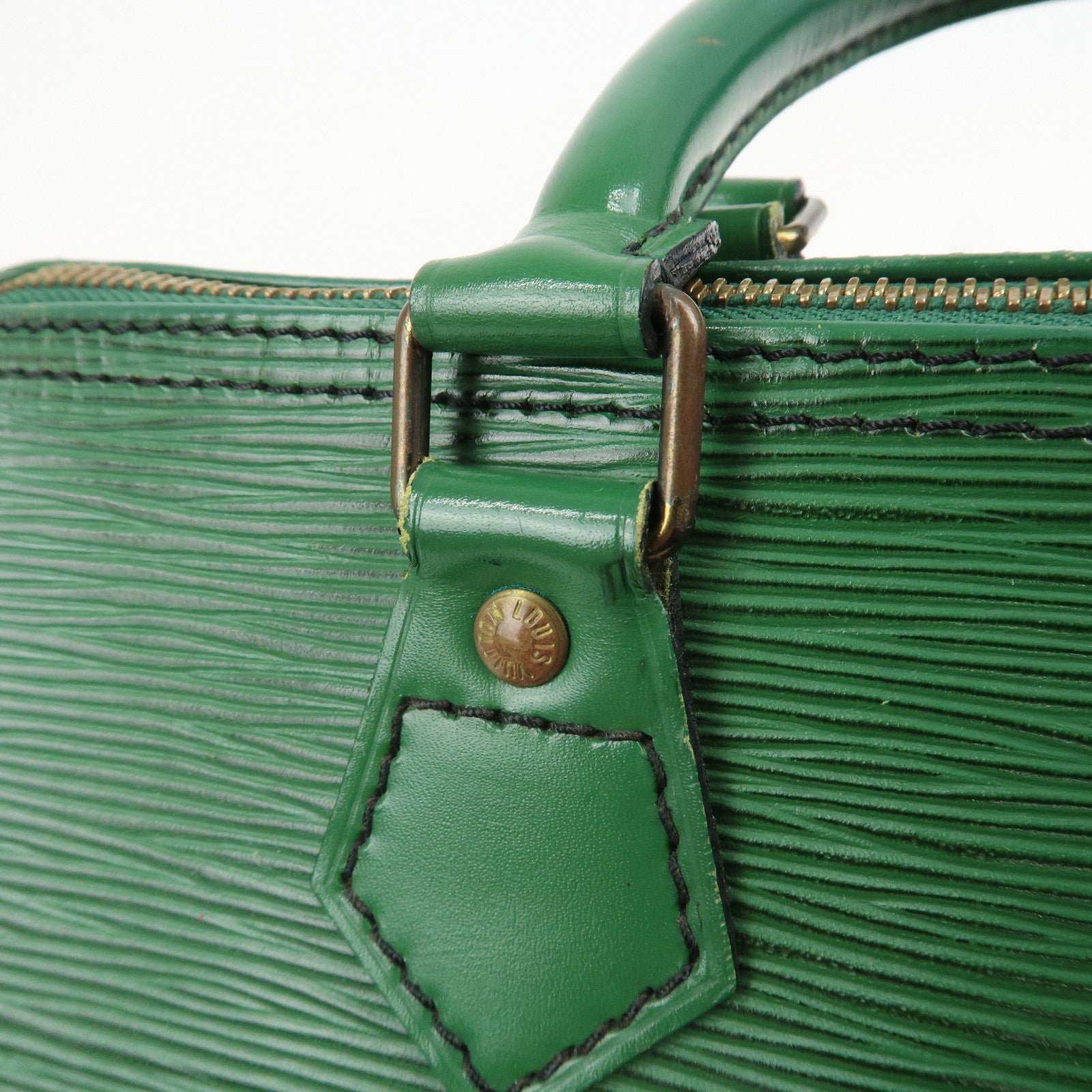 Louis Vuitton Epi Speedy 25 Hand Boston Bag Borneo Green M43014