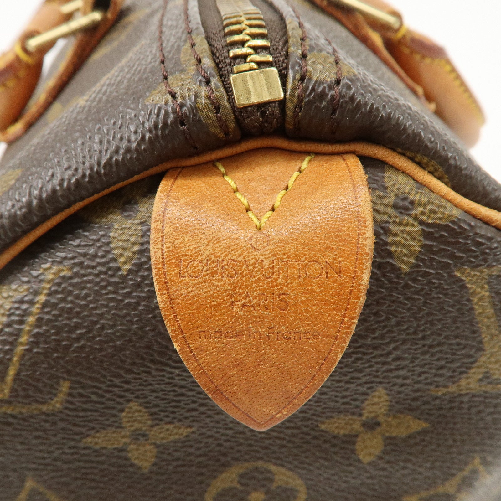 Louis Vuitton Monogram Speedy 30 Boston Bag Hand Bag M41526 Used