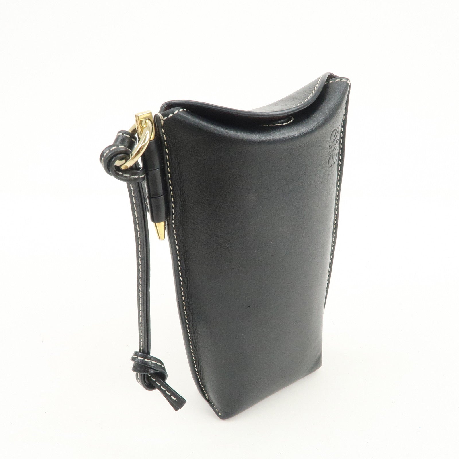 LOEWE Gate Pocket Shoulder Bag Crossbody Bag Black