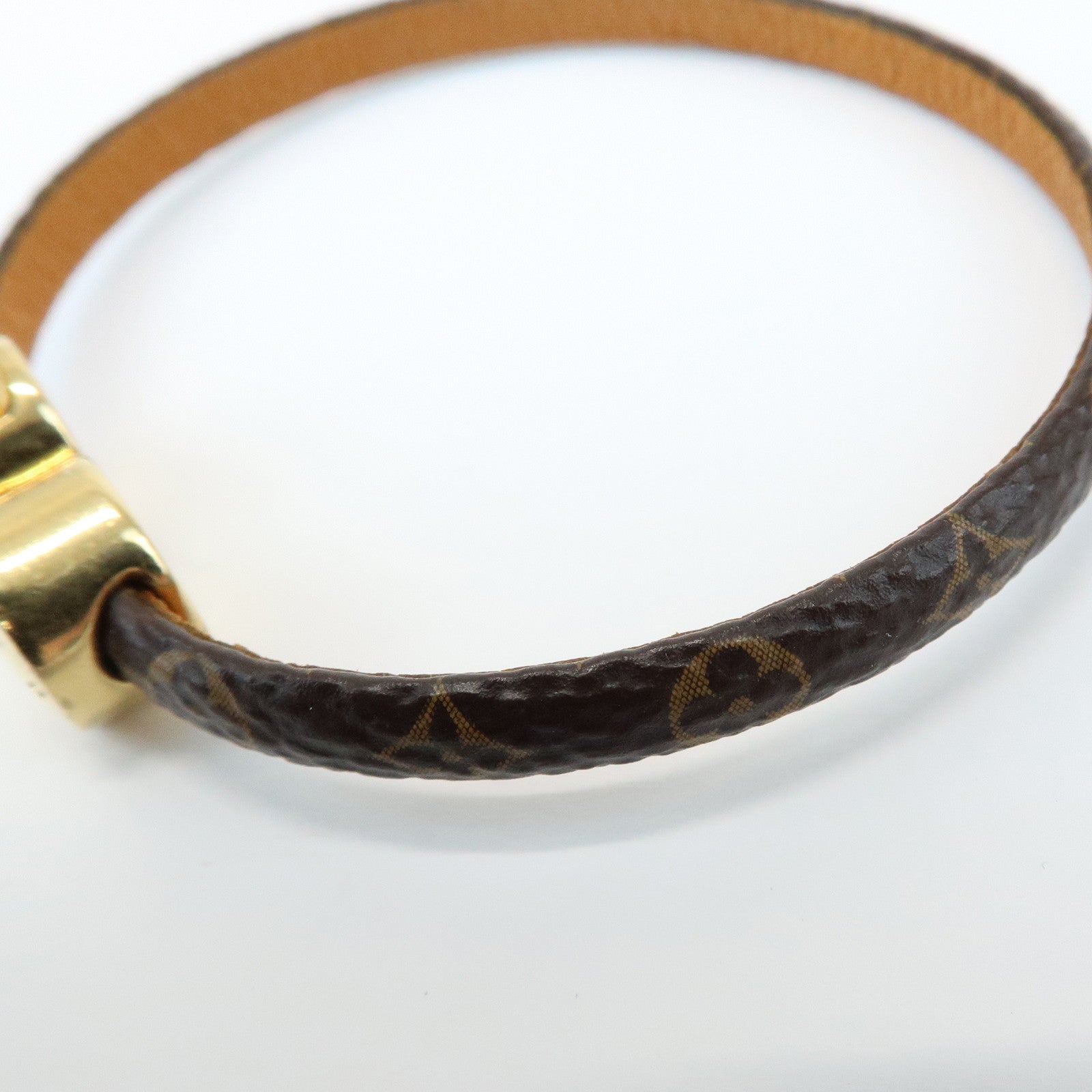 Louis Vuitton Monogram Historic Mini Bracelet Size 17 M6407F