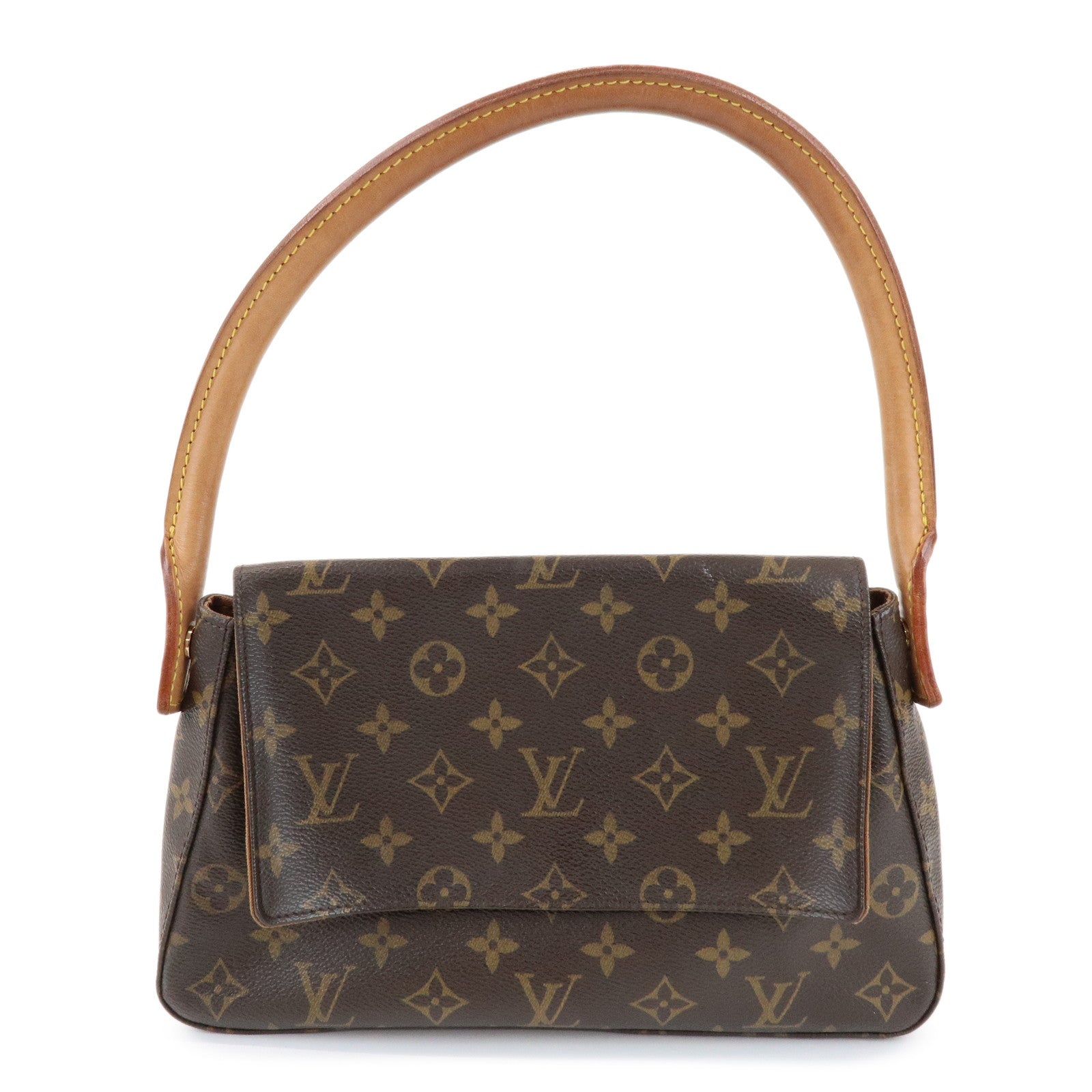 Louis Vuitton Monogram Mini Looping Shoulder Bag Brown M51147