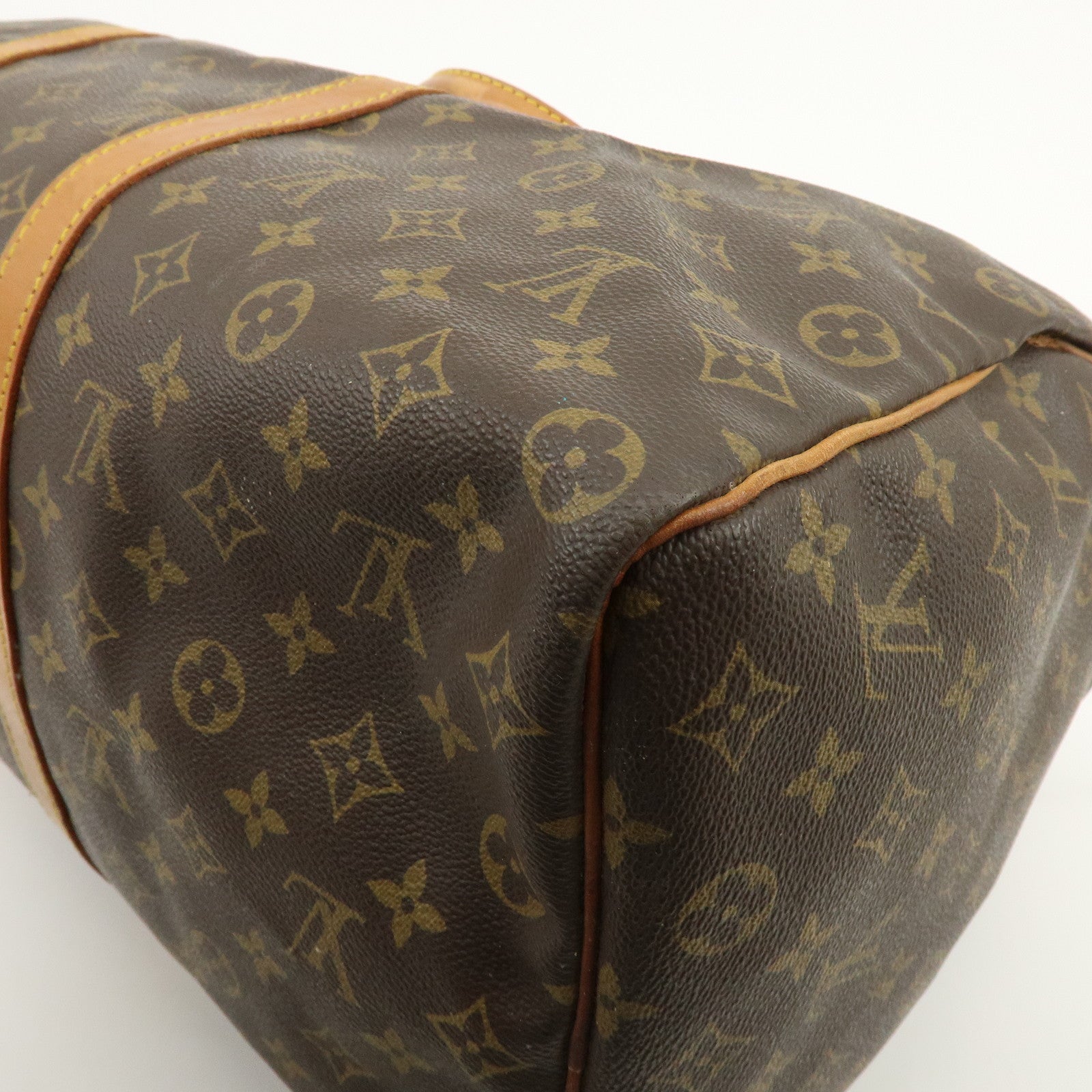 Louis Vuitton Monogram Keep All 50 Boston Bag Brown M41426