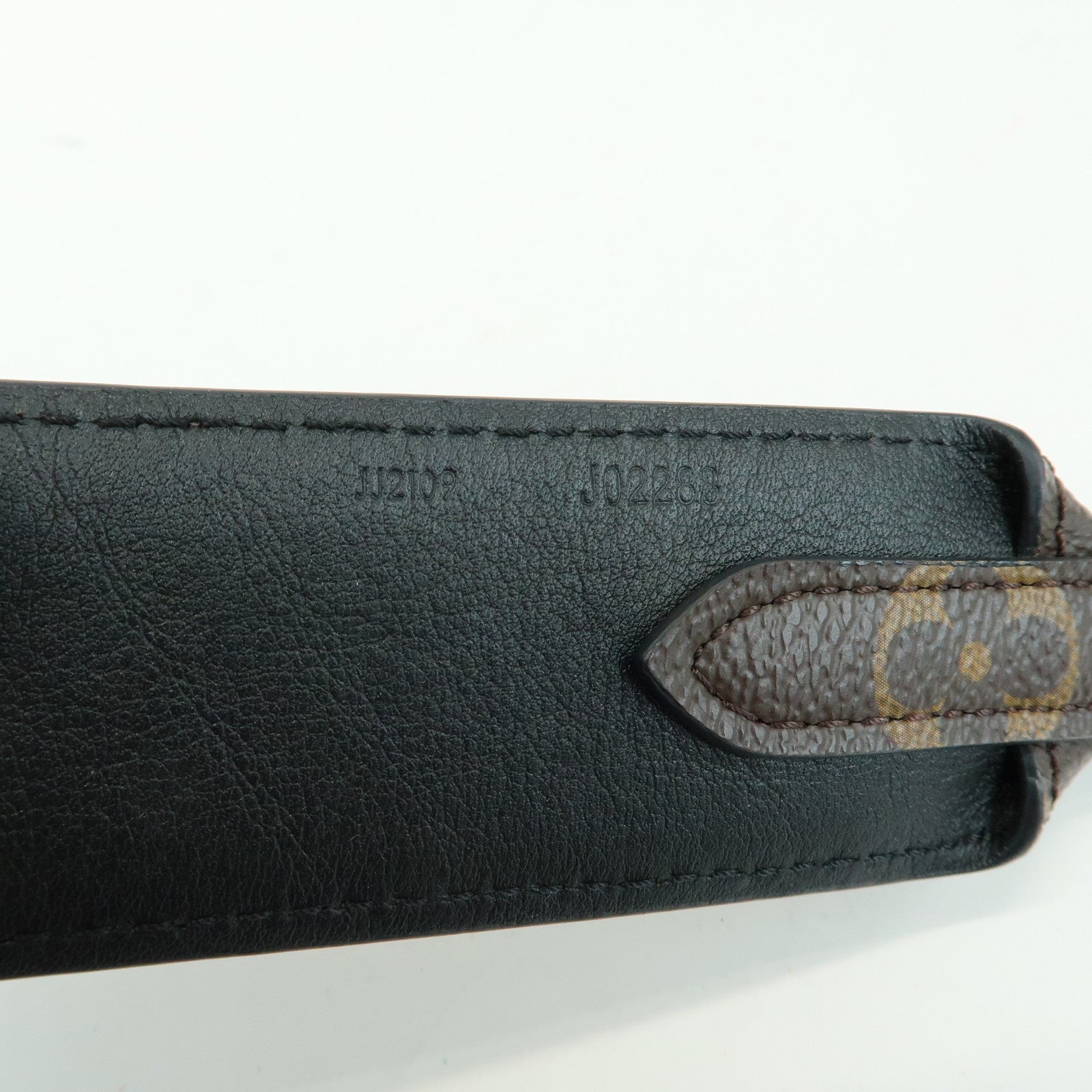 Louis Vuitton Monogram Canvas Calf Leather Shoulder Strap J02288