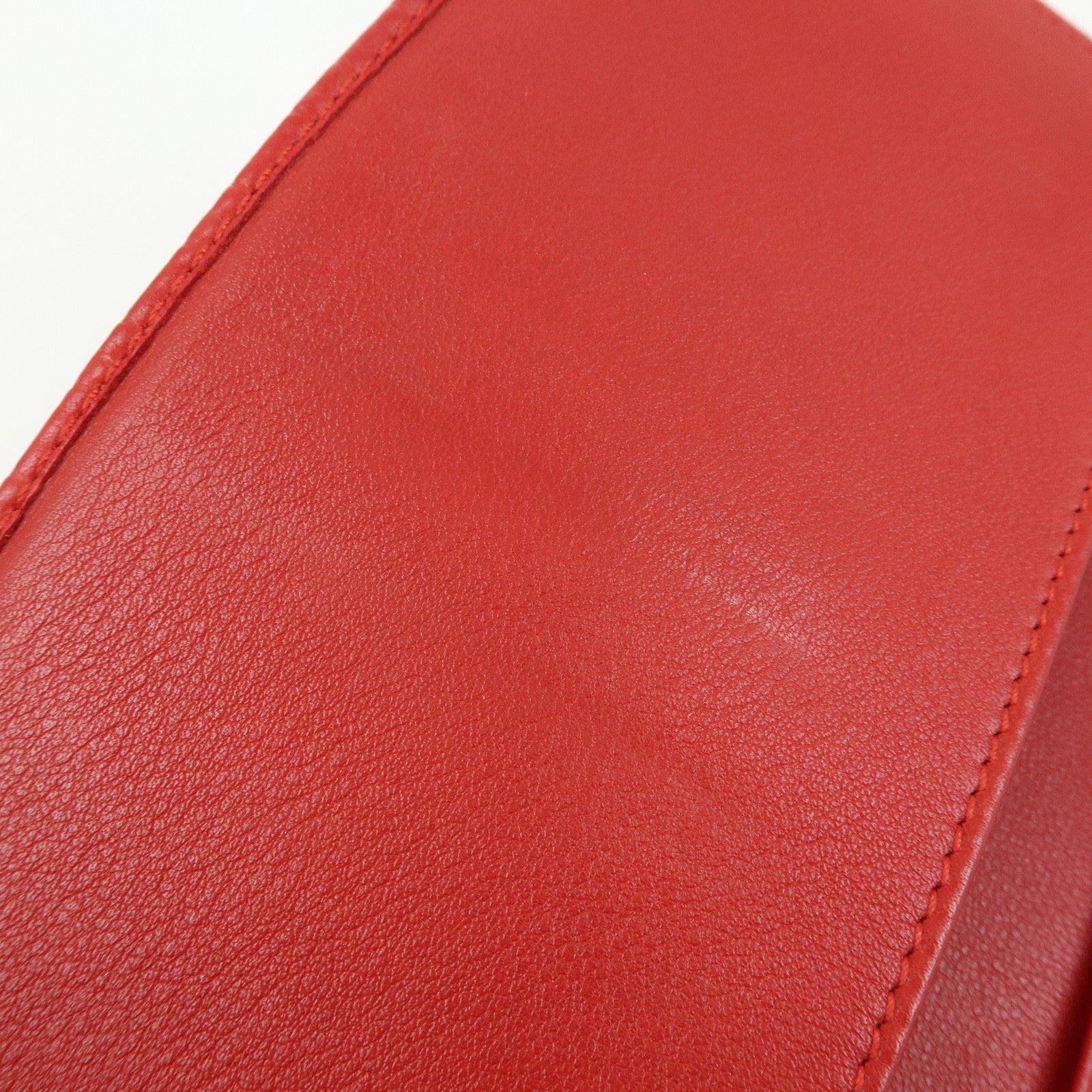 GUCCI Lovely Heart Microguccissima Leather Long Wallet Red 203550