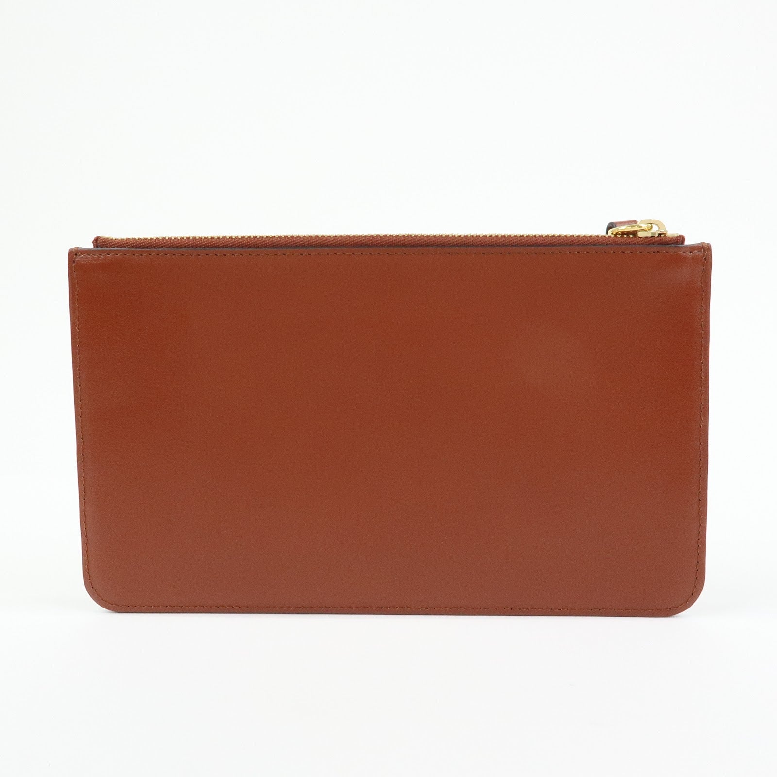 Chloe Chloe C Leather Pouch Fragment Case Passport Case Brown