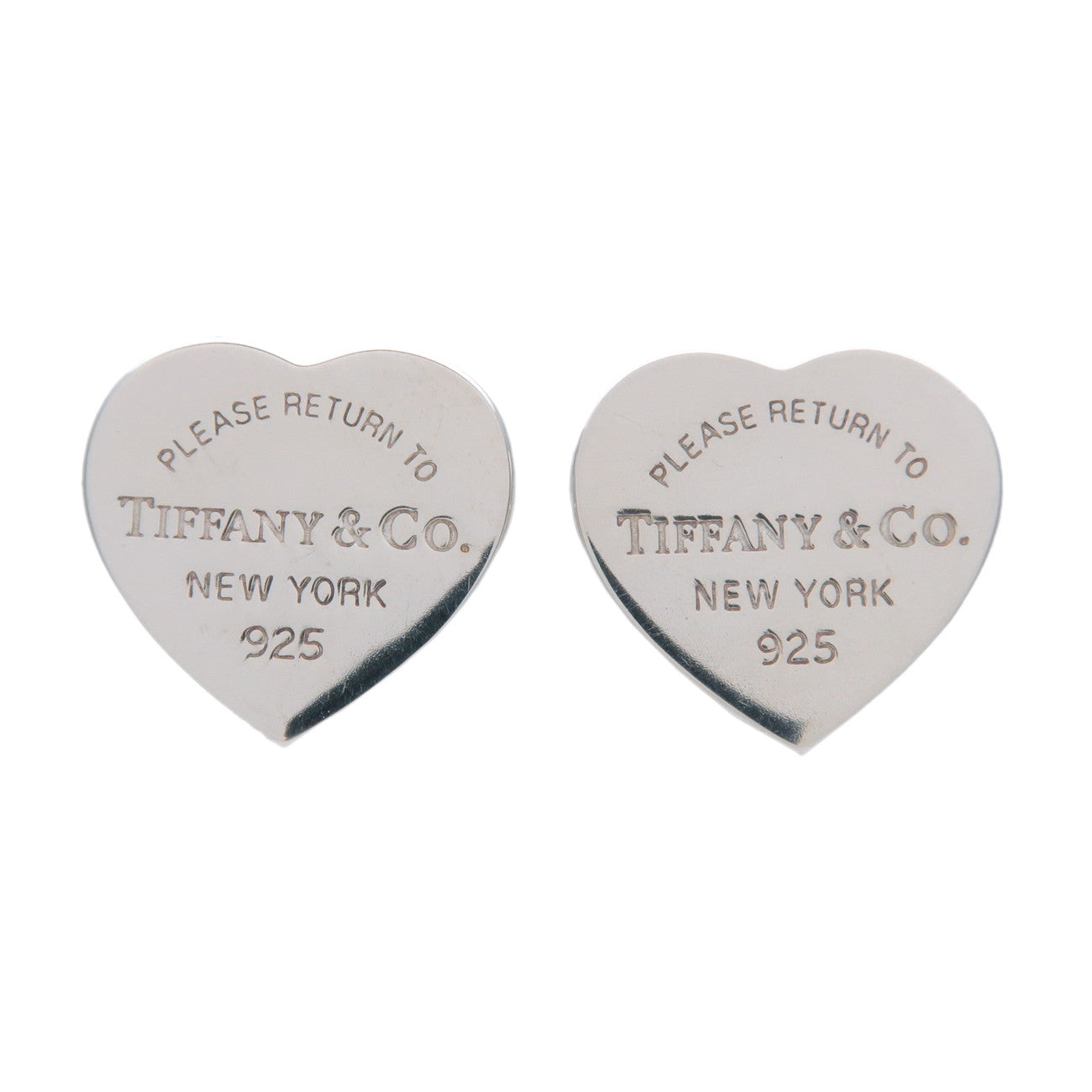 Tiffany&Co. Return to Tiffany Mini Heart Tag Stud Earrings SV925