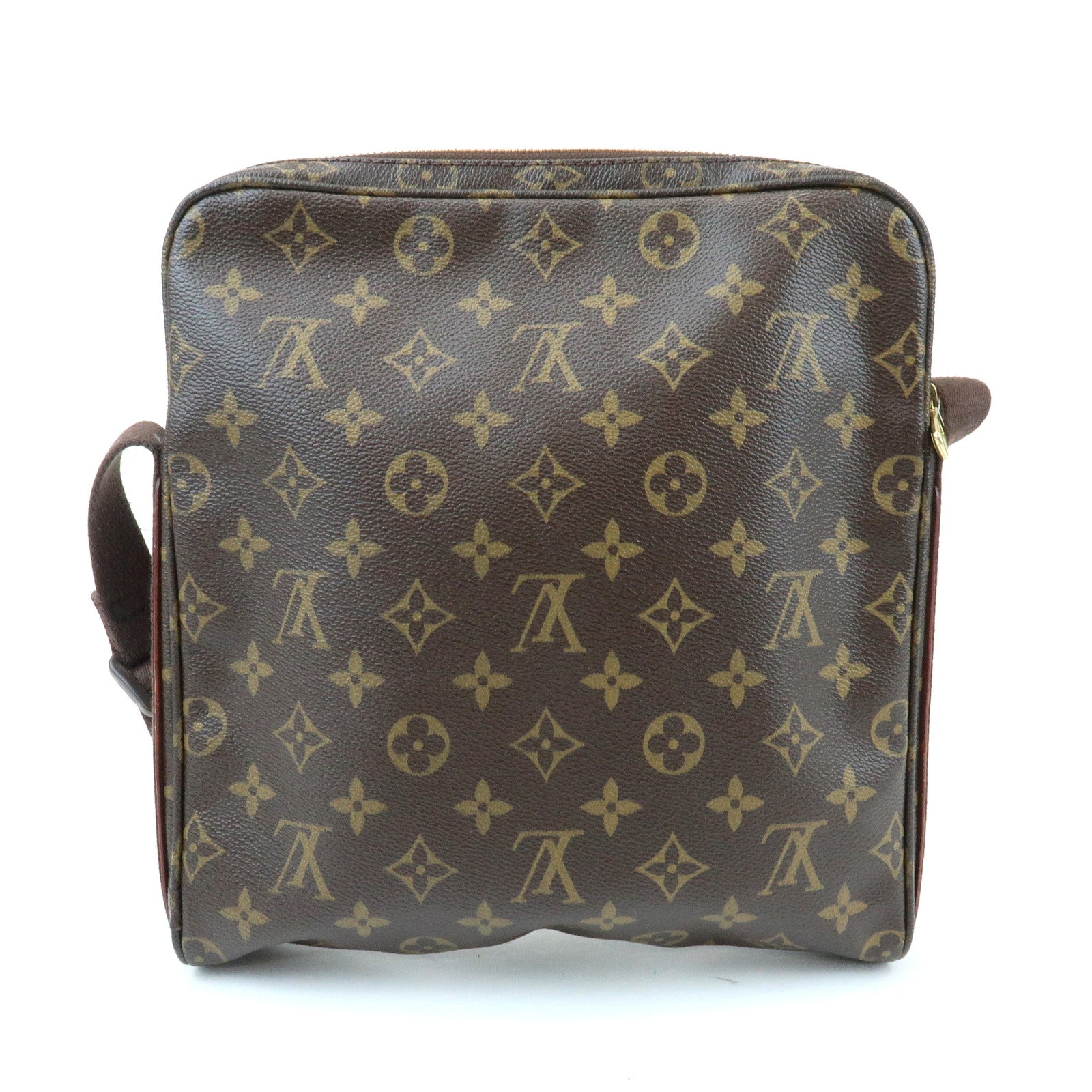Louis Vuitton Monogram Trotteur Beaubourg Shoulder Bag Brown M97037