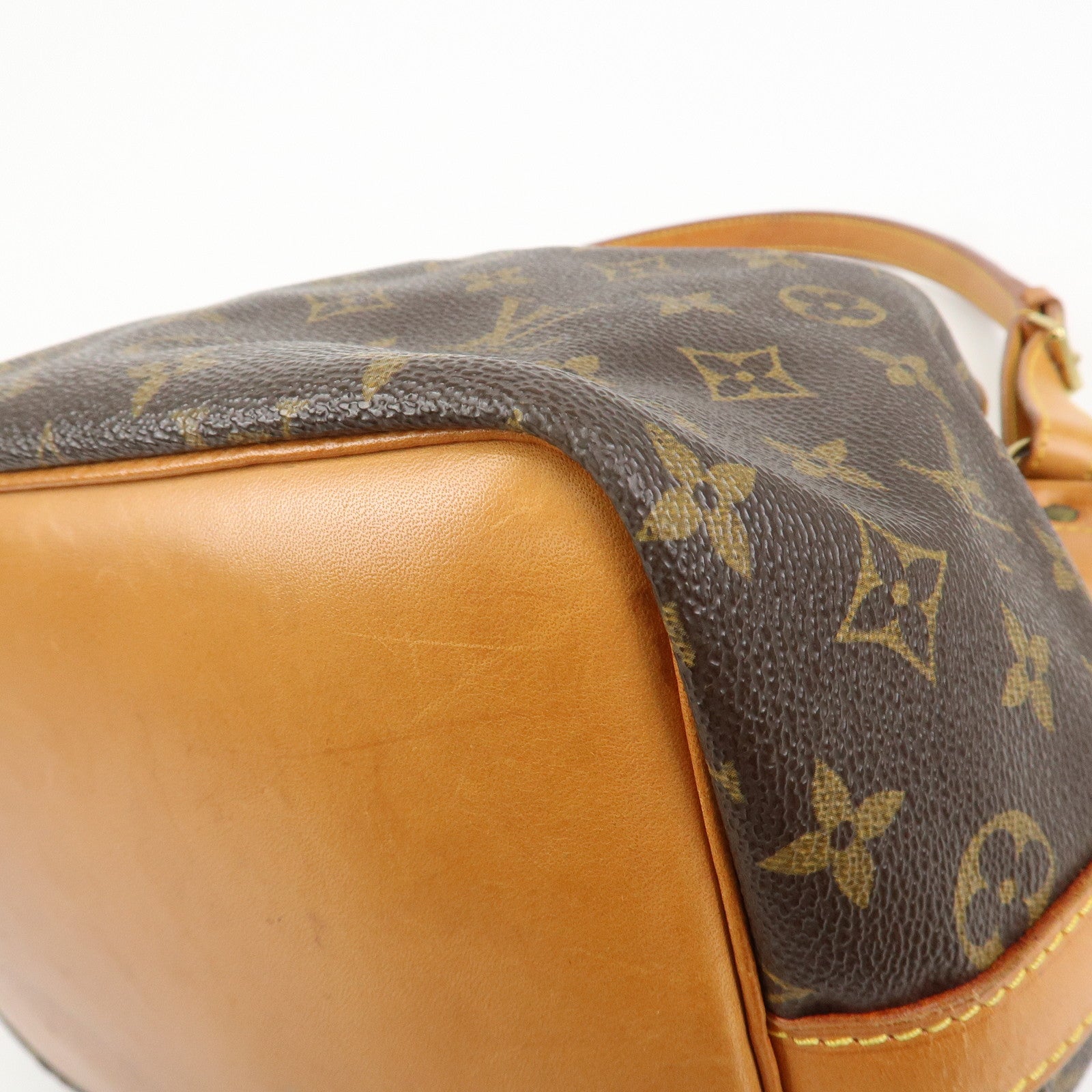 Louis Vuitton Monogram Petit Noe Shoulder Bag Brown M42226