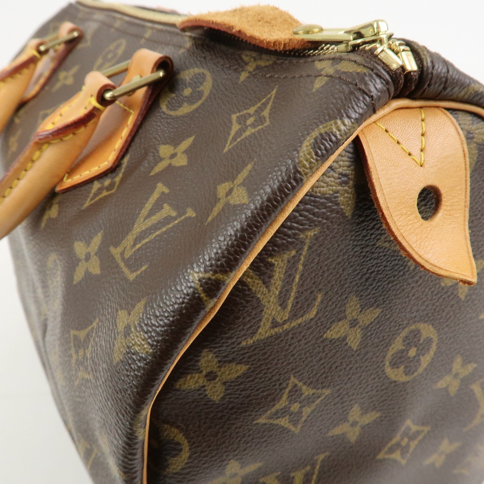 Louis Vuitton Monogram Speedy 30 Boston Bag Hand Bag Brown M41526