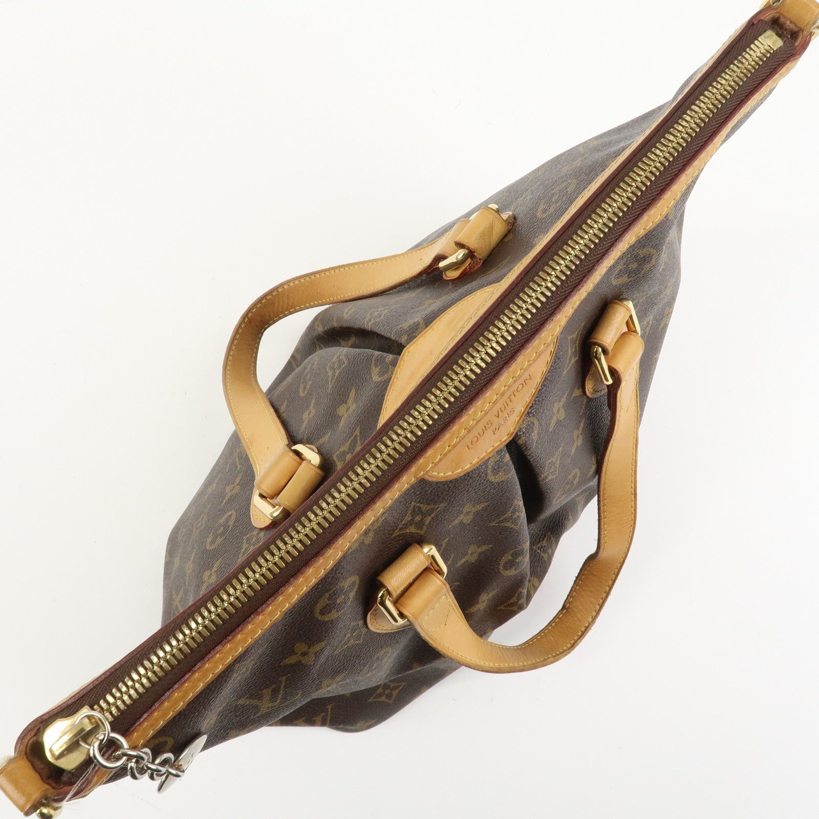 Louis Vuitton Monogram Palermo PM 2Way Bag Hand Bag Brown M40145