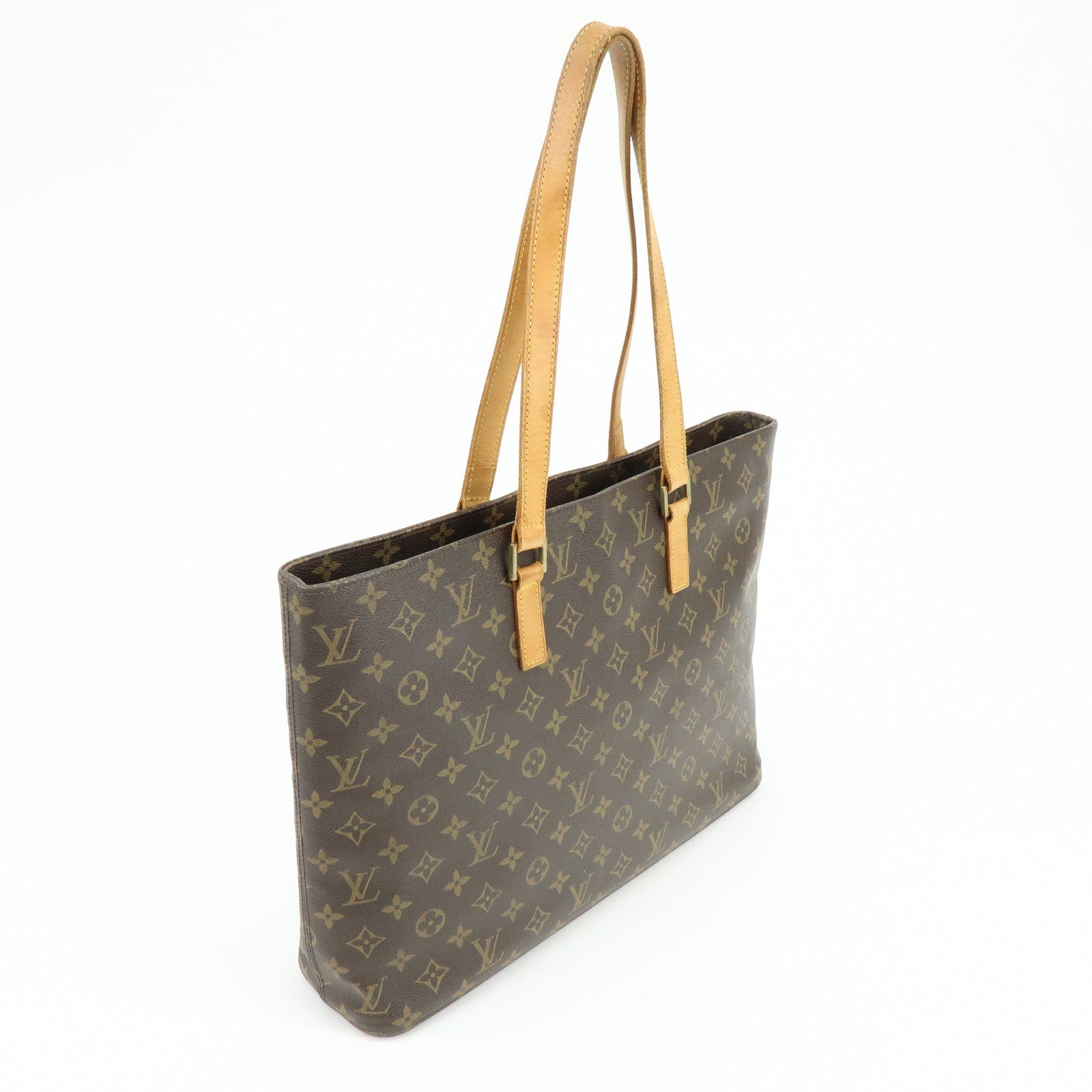 Louis Vuitton Monogram Luco Tote Bag Shoulder Bag Brown M51155