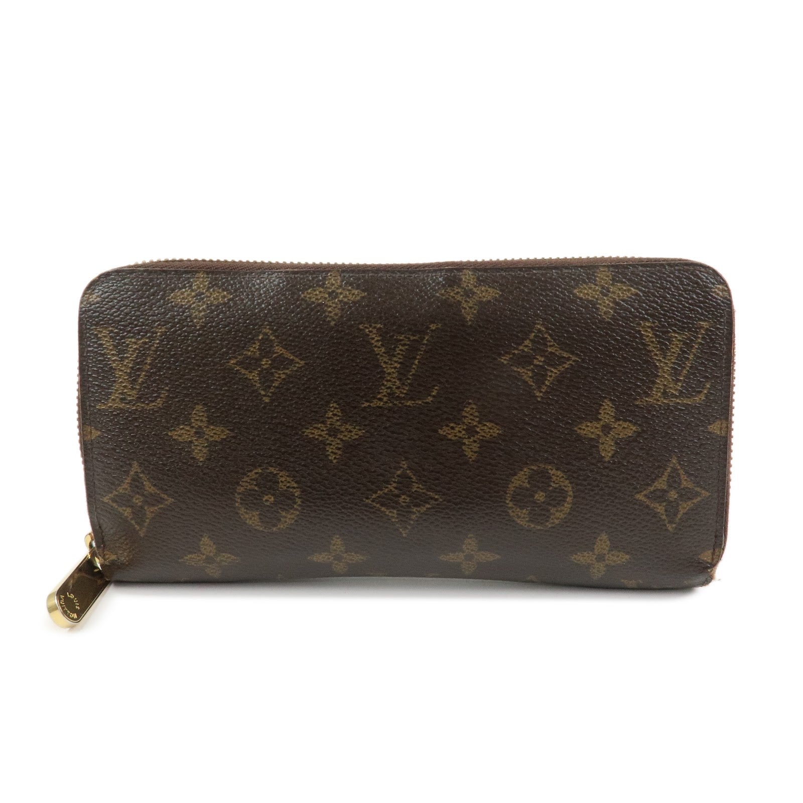 Louis Vuitton Monogram Zippy Round Long Wallet Brown M42616