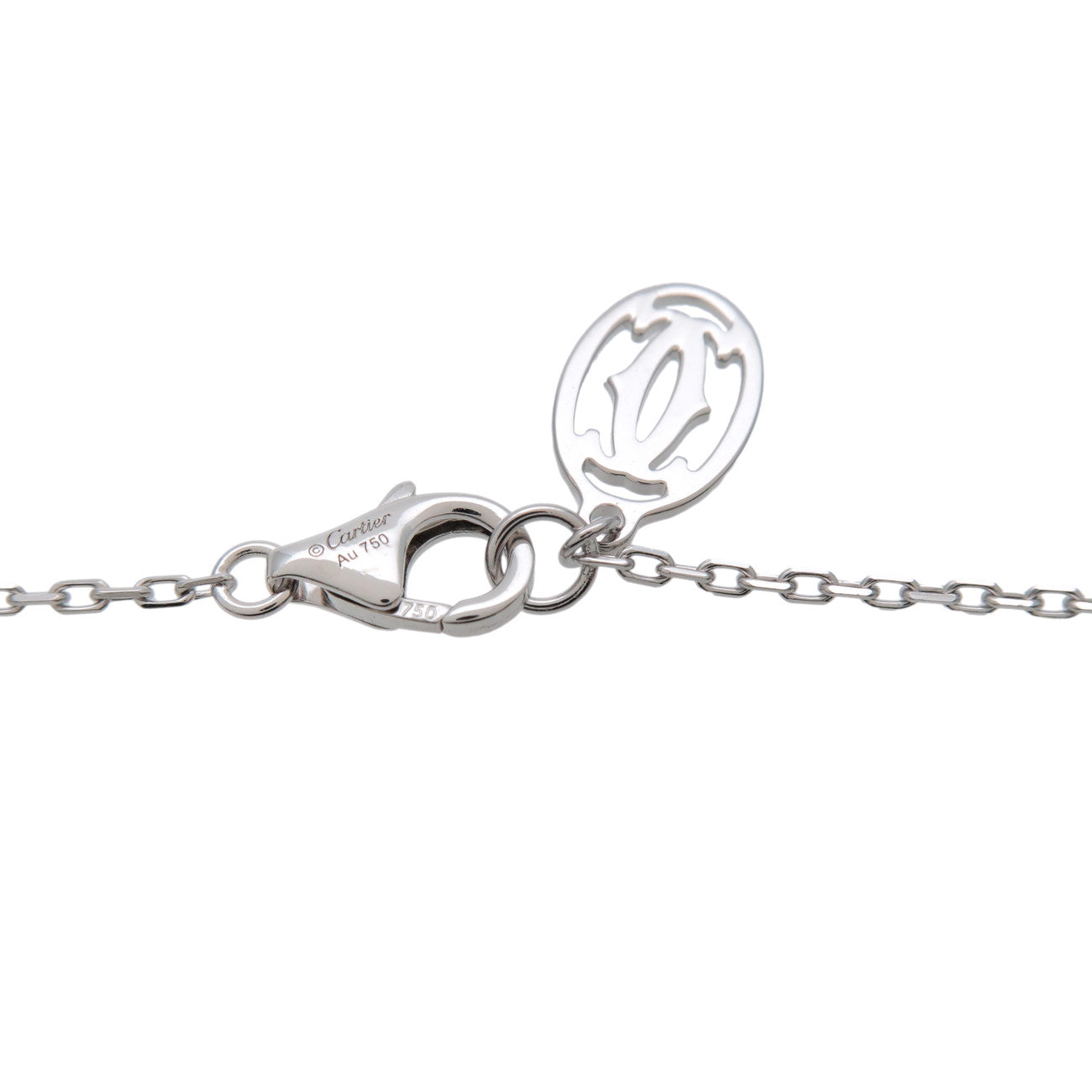 Cartier Diamants Legers Necklace SM Diamond D'amour 0.09ct 750WG