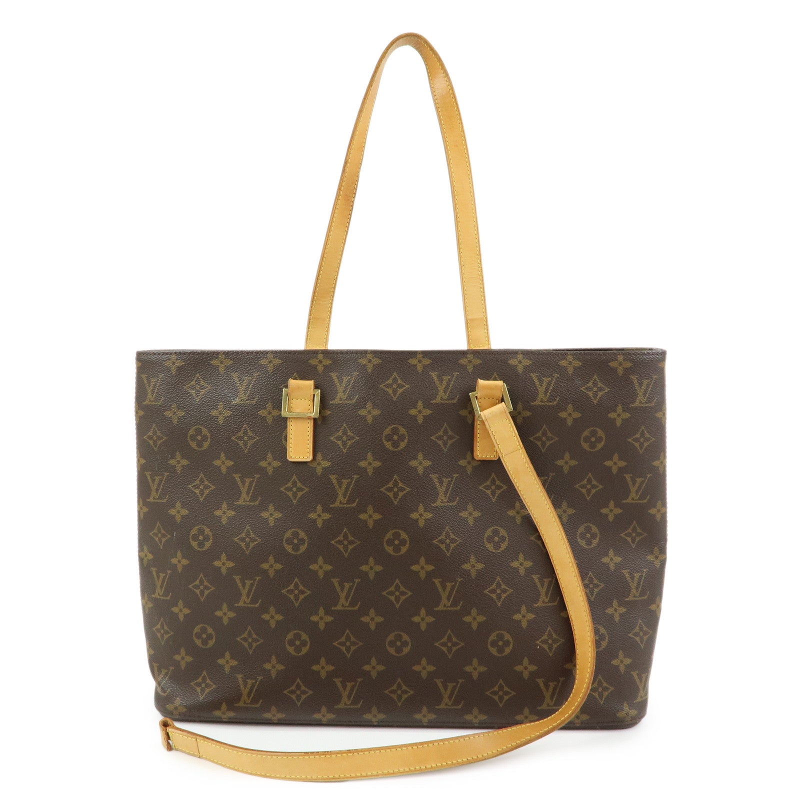 Louis Vuitton Monogram Luco Tote Bag Shoulder Bag Brown M51155