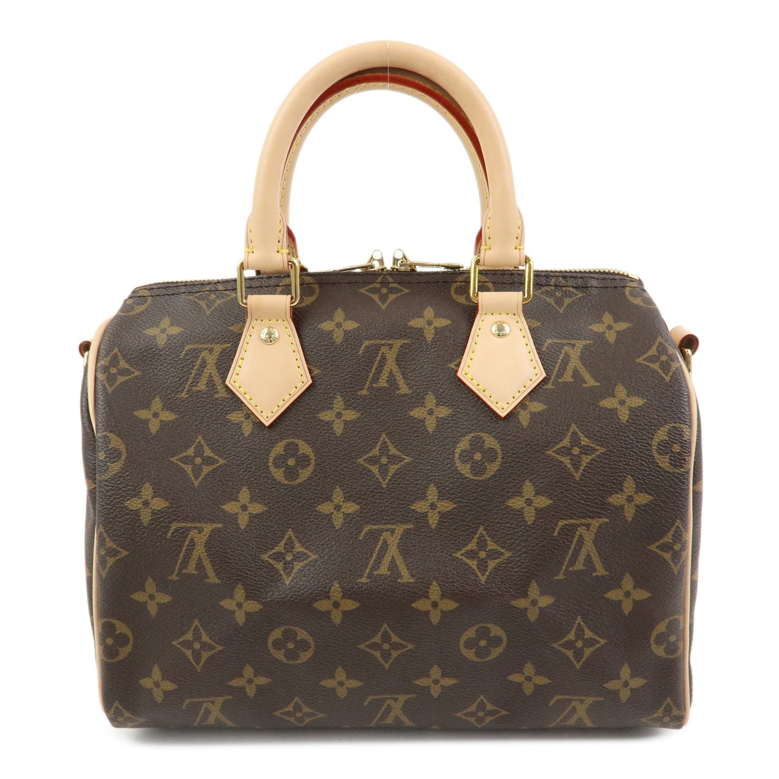 Louis Vuitton Monogram Speedy Bandouliere 25 2Way Bag Brown M46977