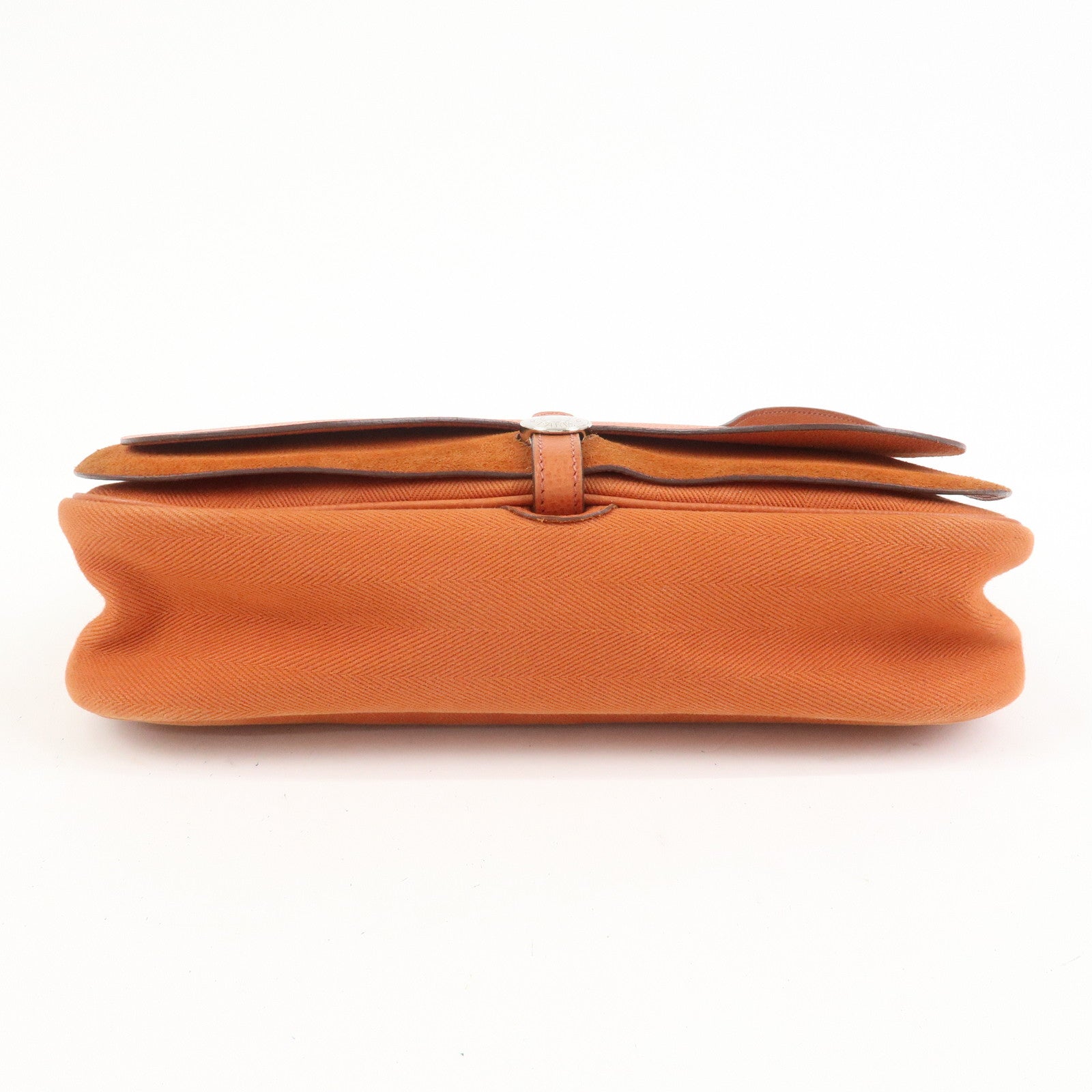 HERMES Sac Colorado MM Toile H Leather □I Stamped Shoulder Bag