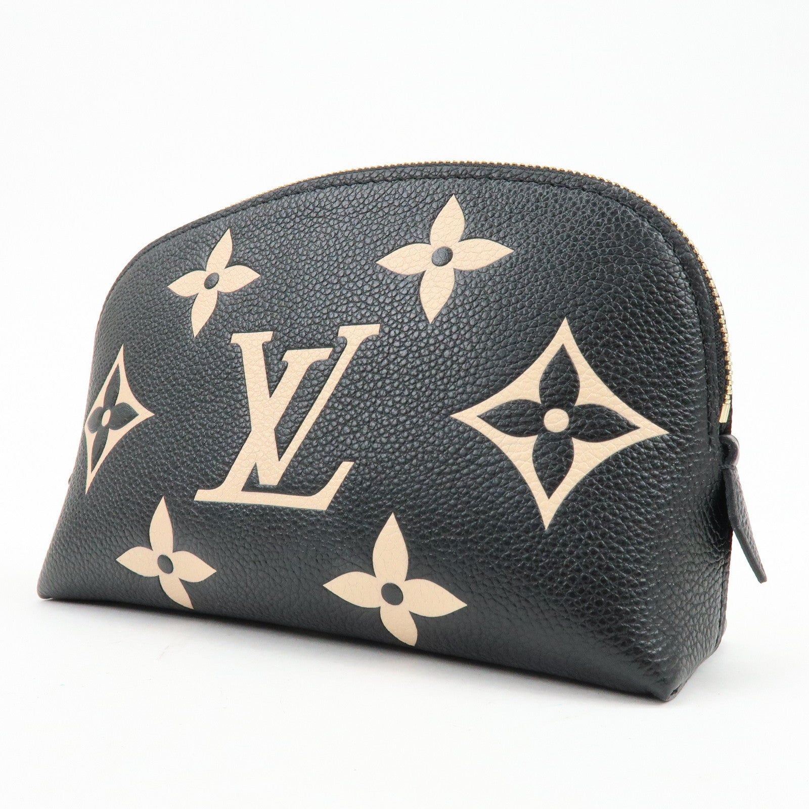 Louis Vuitton Bicolor Monogram Empreinte Cosmetic Pouch Noir M59086