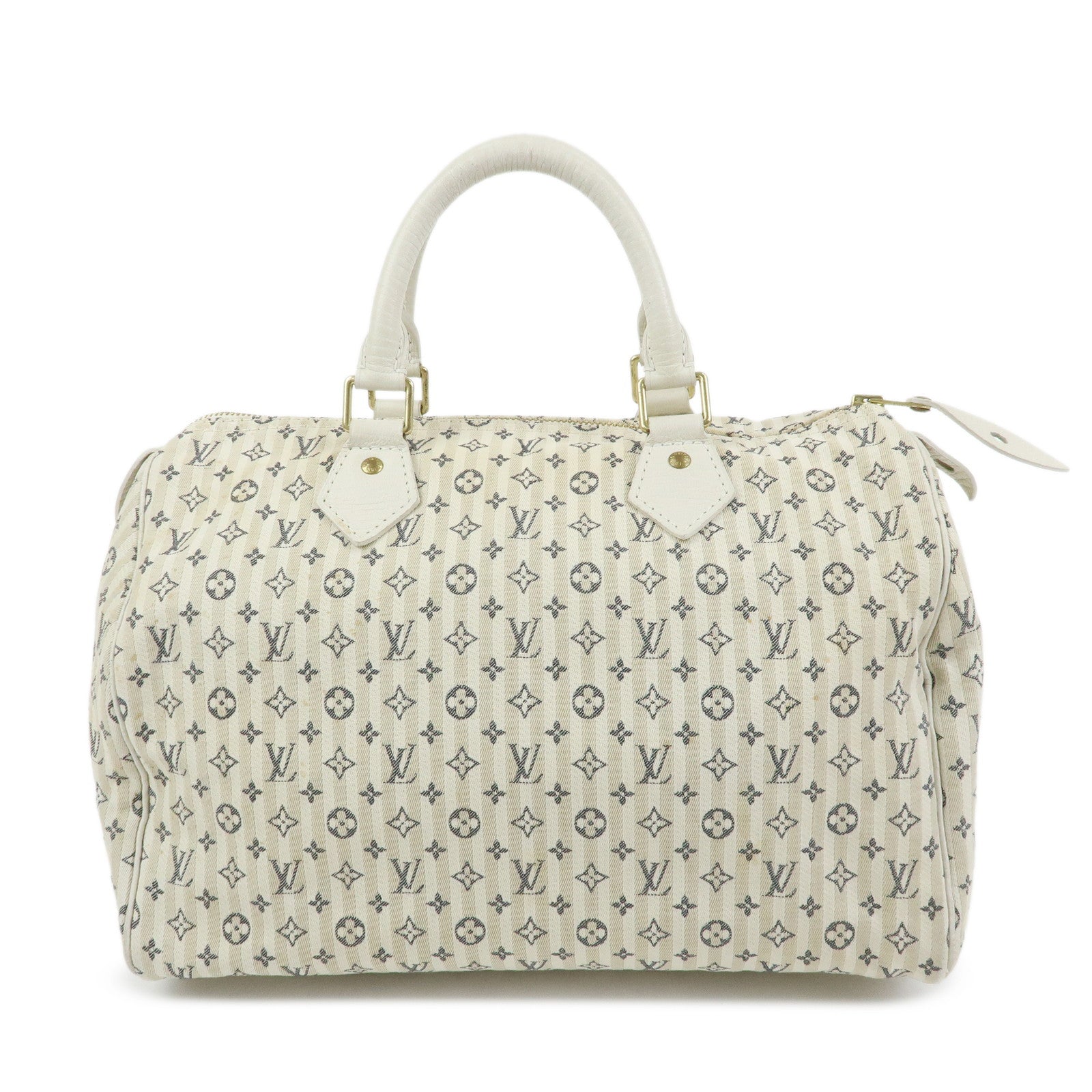 Louis Vuitton Monogram Mini Lin Croisette Speedy 30 Hand Bag M95500