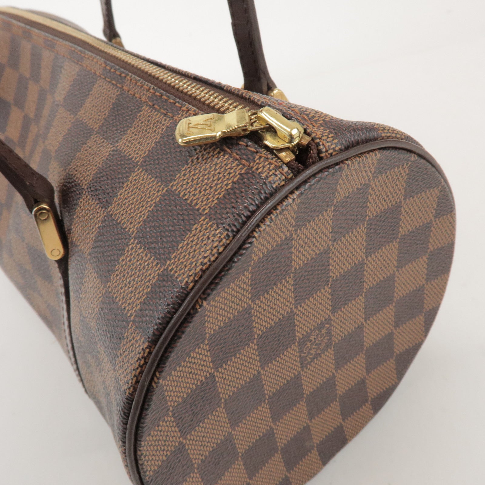 Louis Vuitton Damier Ebene Papillon 30 Hand Bag Brown N51303